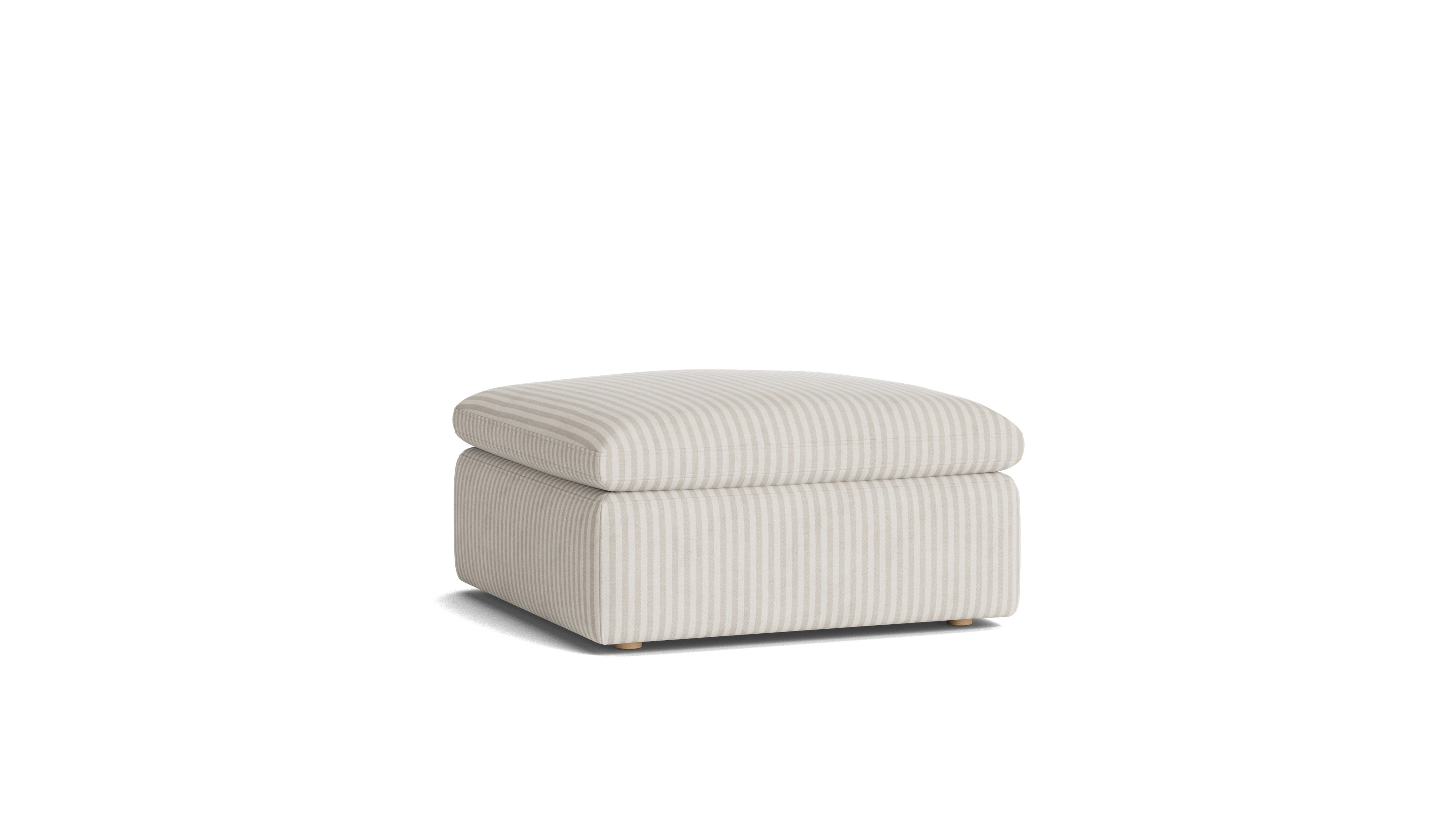 Movie Night™ Ottoman, Standard, Newport Stripe