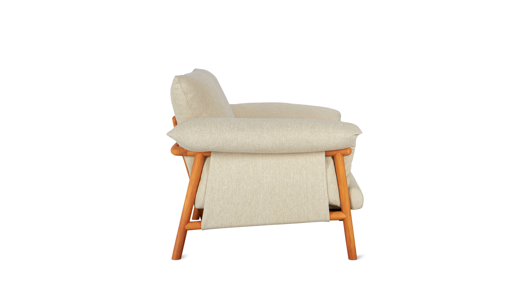 Pillow Talk Outdoor Lounge Chair, Sandy - Image 5