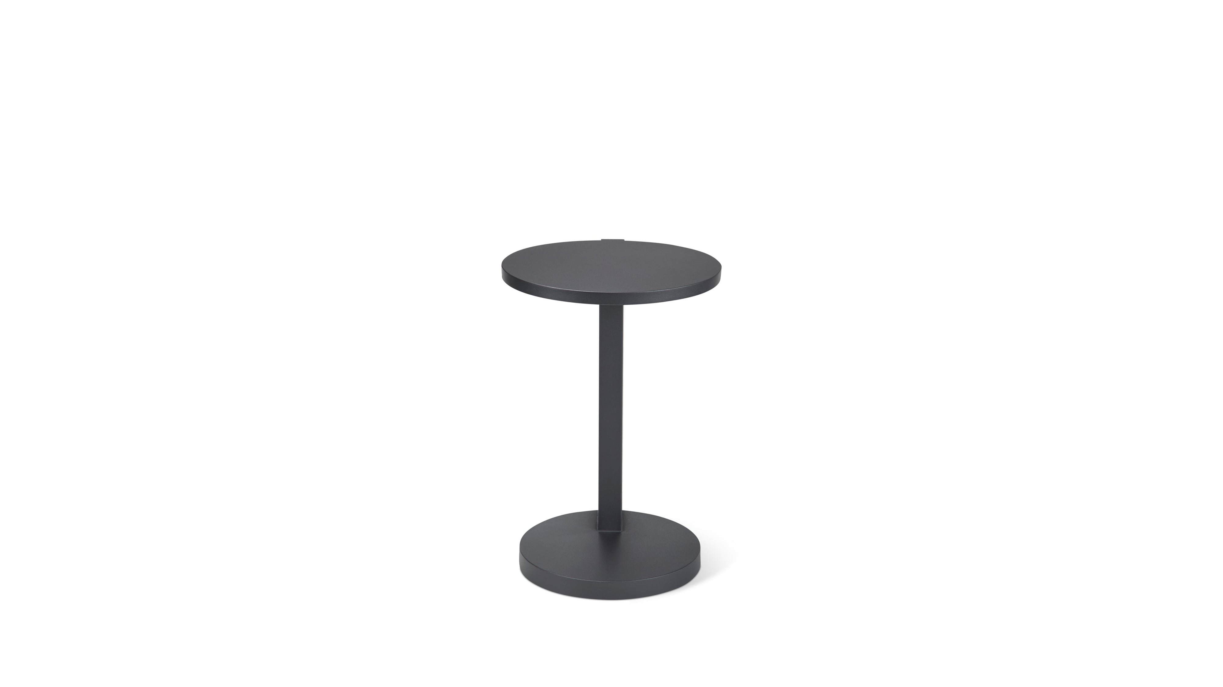 By Your Side Outdoor Table, Black Metal - Image 1
