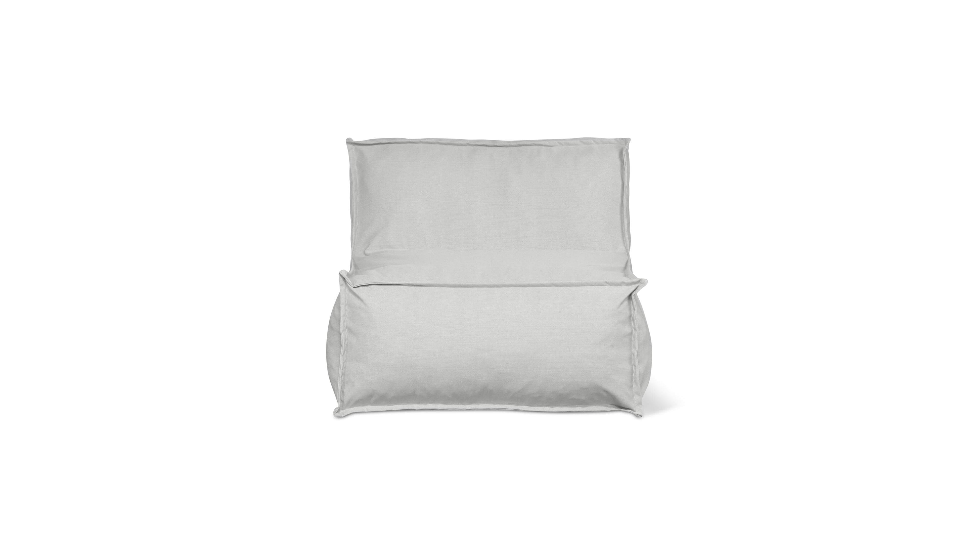 Make Waves Outdoor Armless Chair, Gull