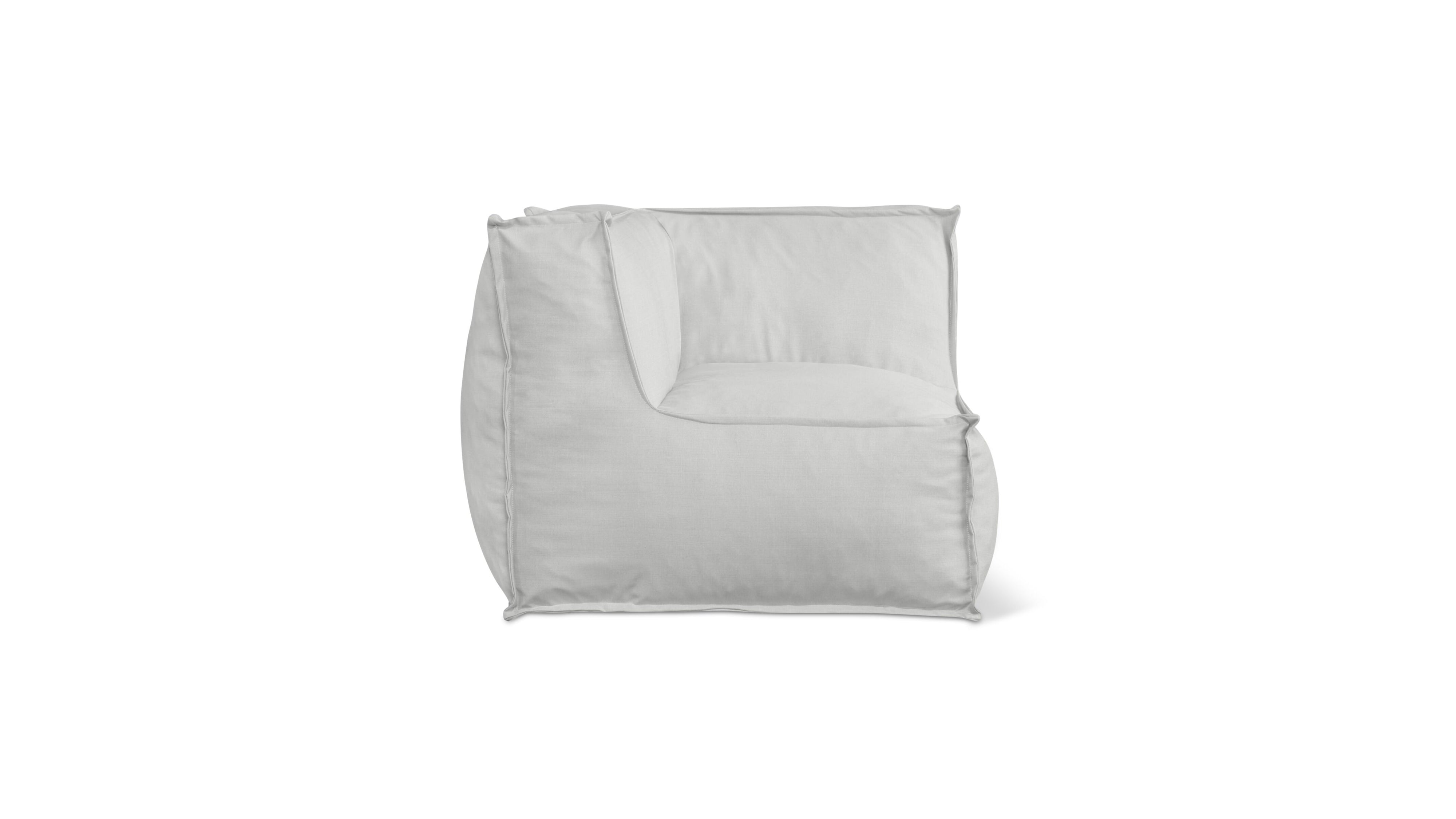 Make Waves Outdoor Corner Chair, Gull