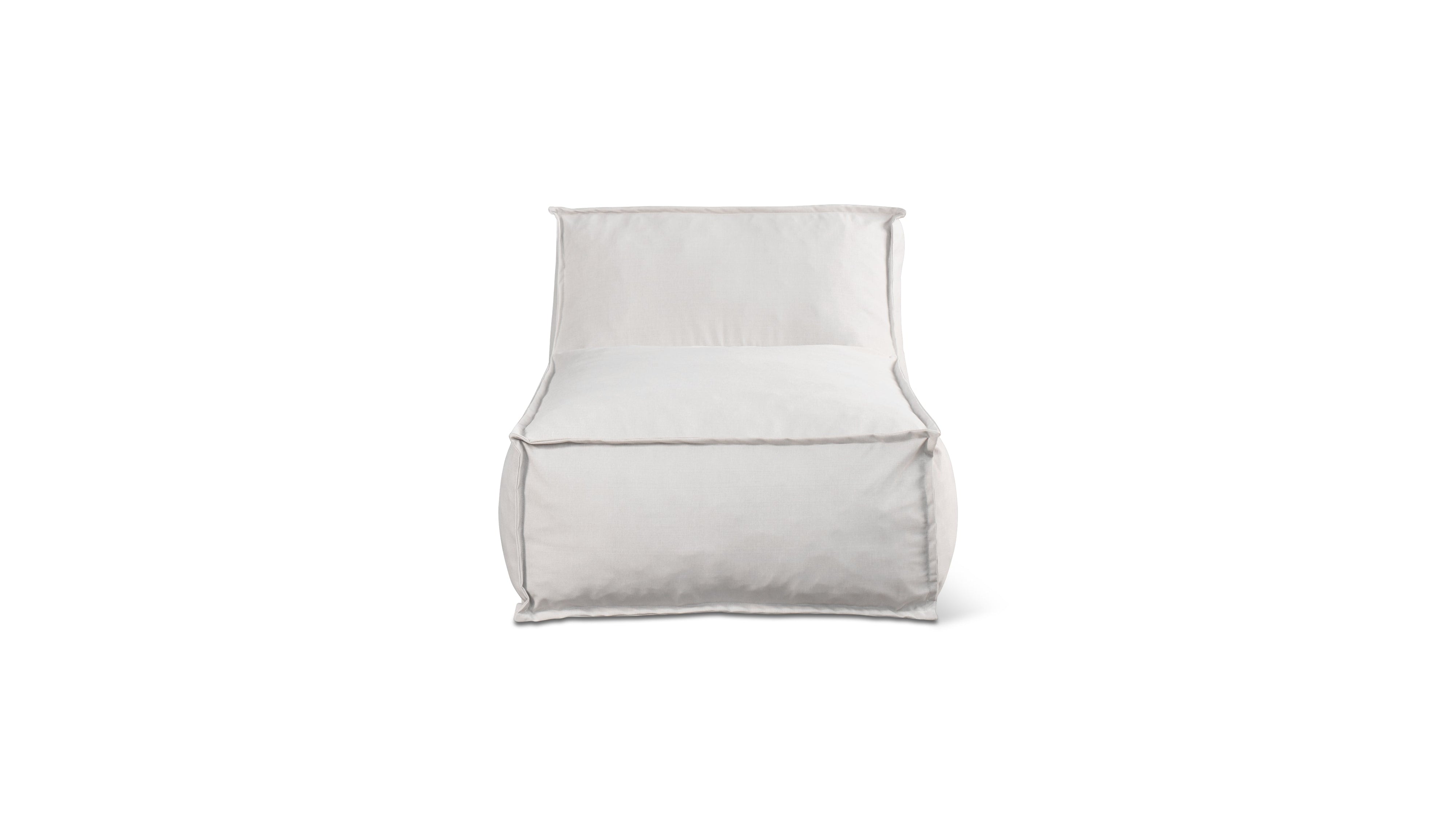 Make Waves Outdoor Chaise, Gull - Image 9