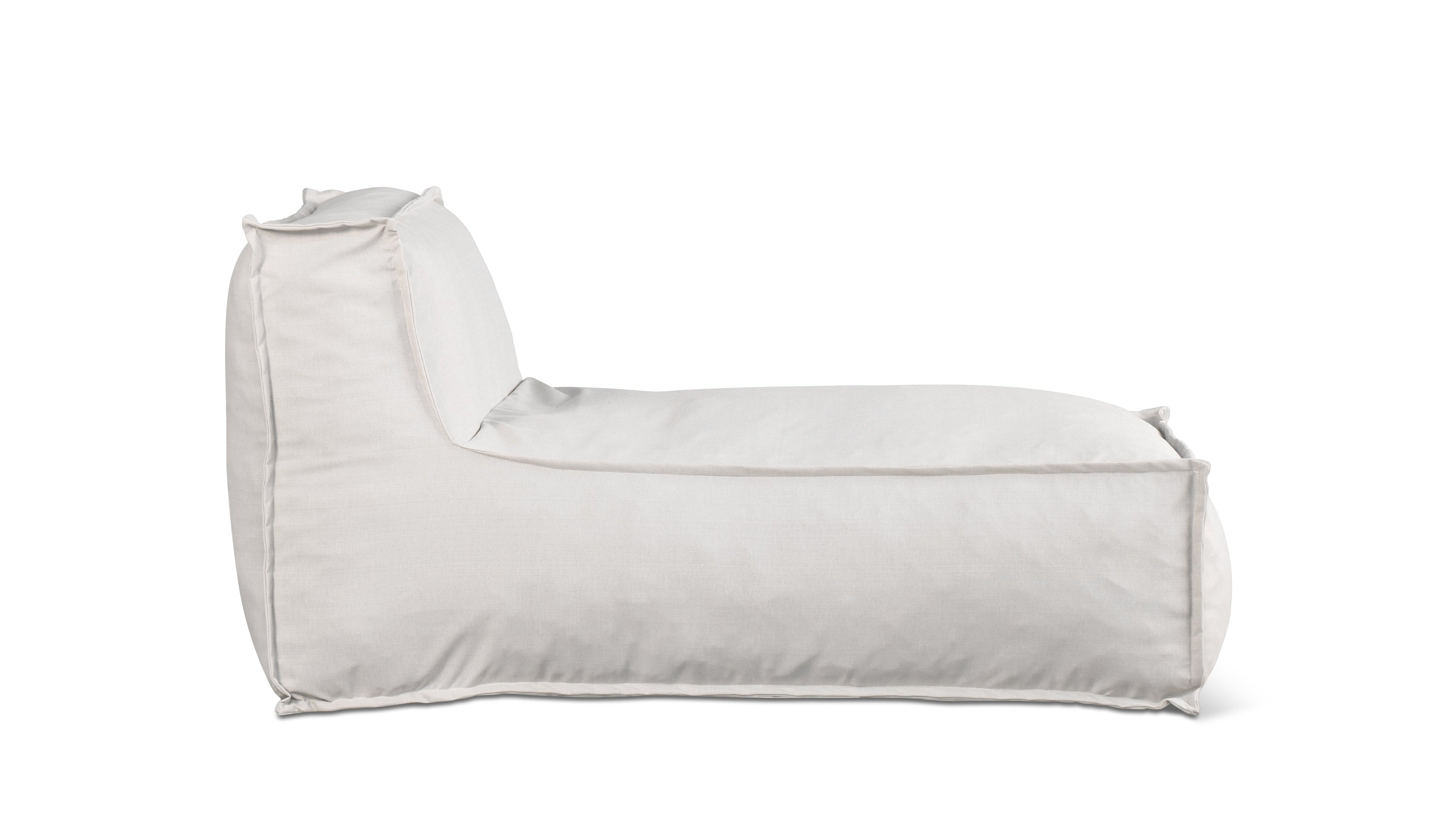 Make Waves Outdoor Chaise, Gull - Image 9
