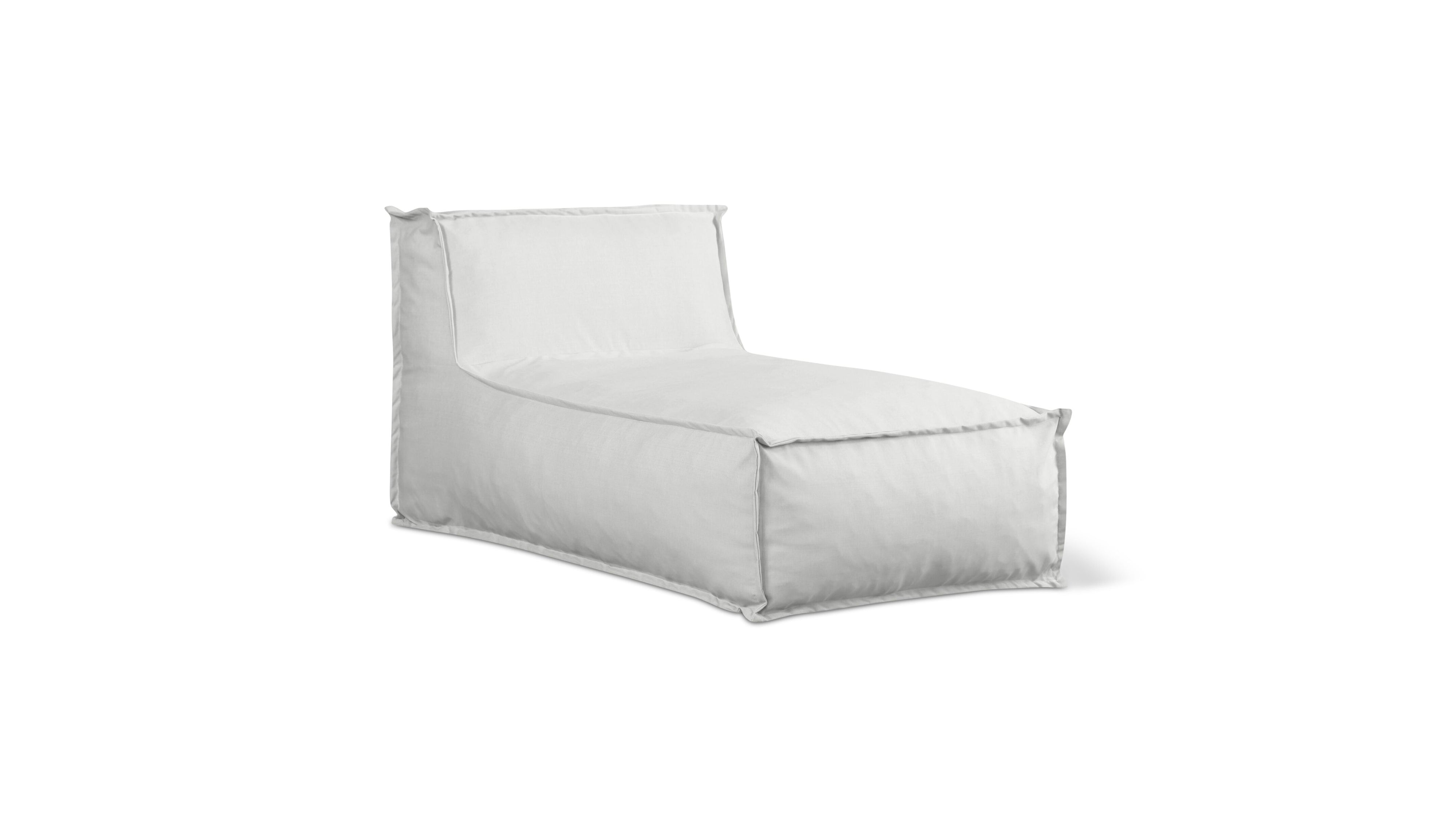 Make Waves Outdoor Chaise, Gull