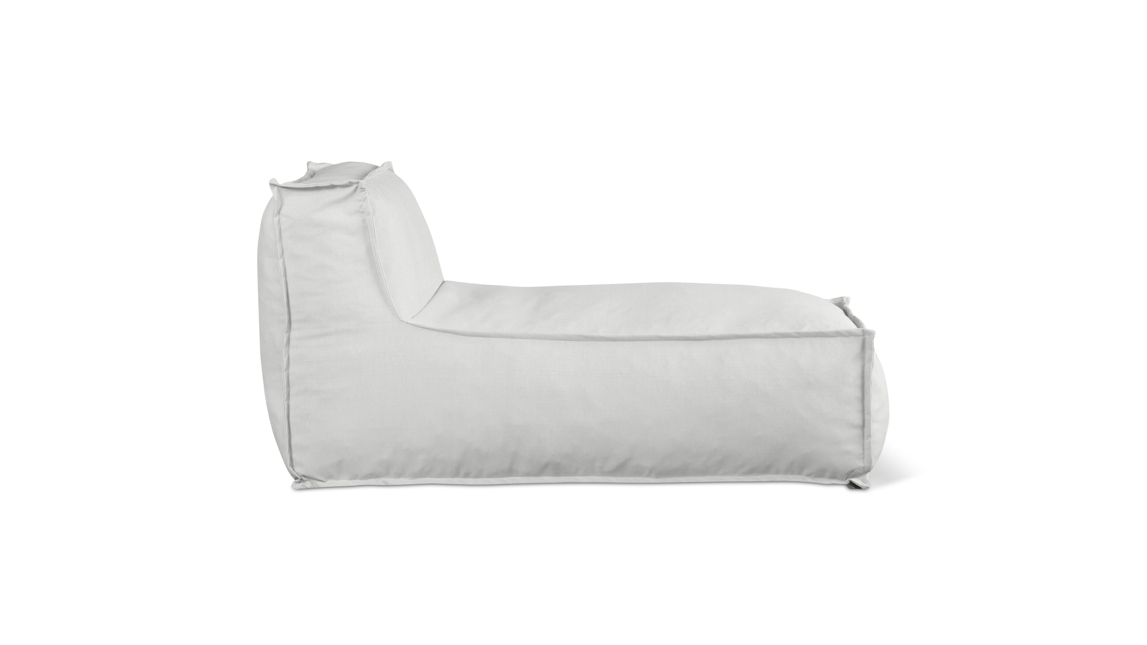 Make Waves Outdoor Chaise, Gull