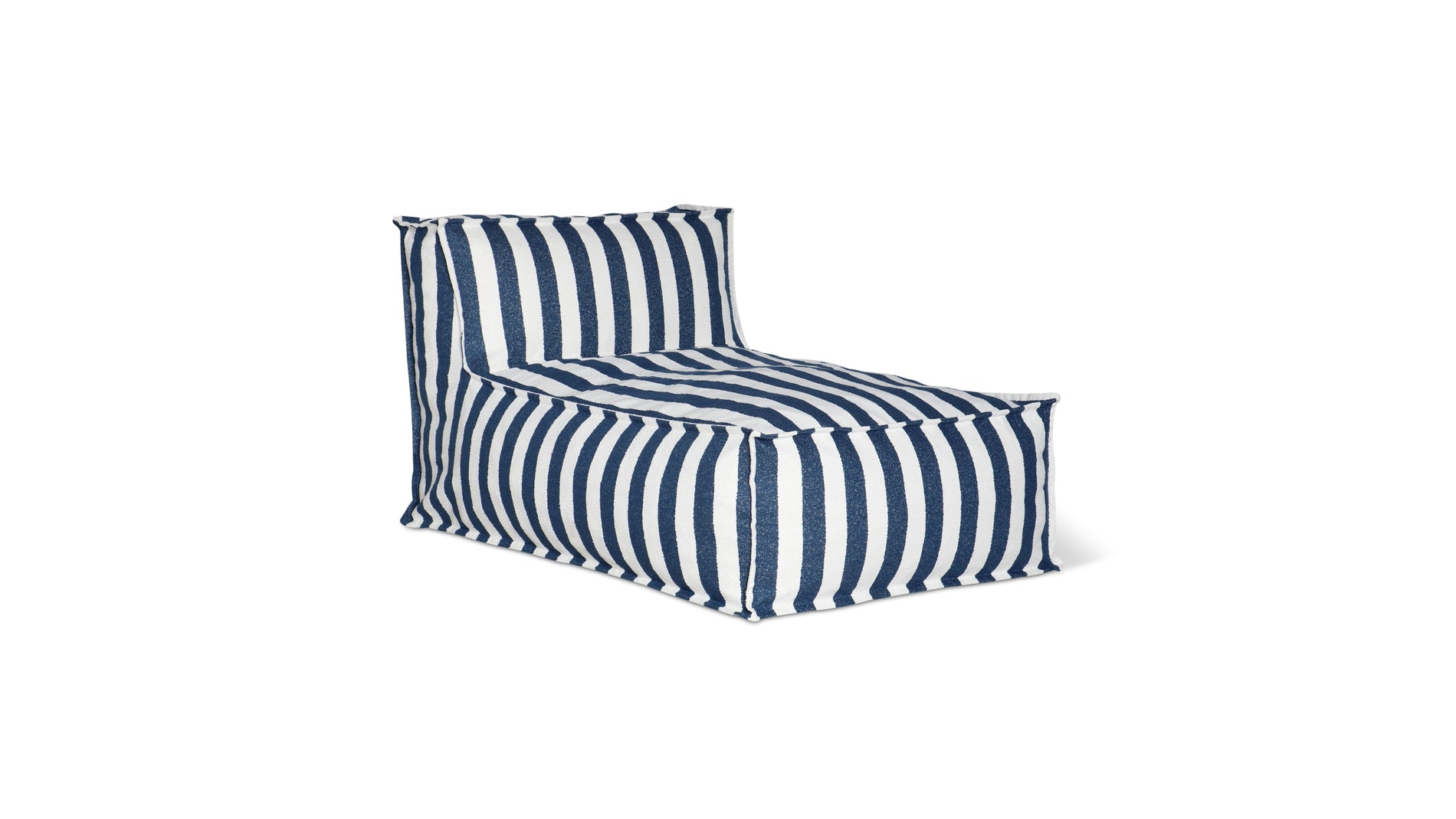 Make Waves Outdoor Chaise, Ocean Stripe_image