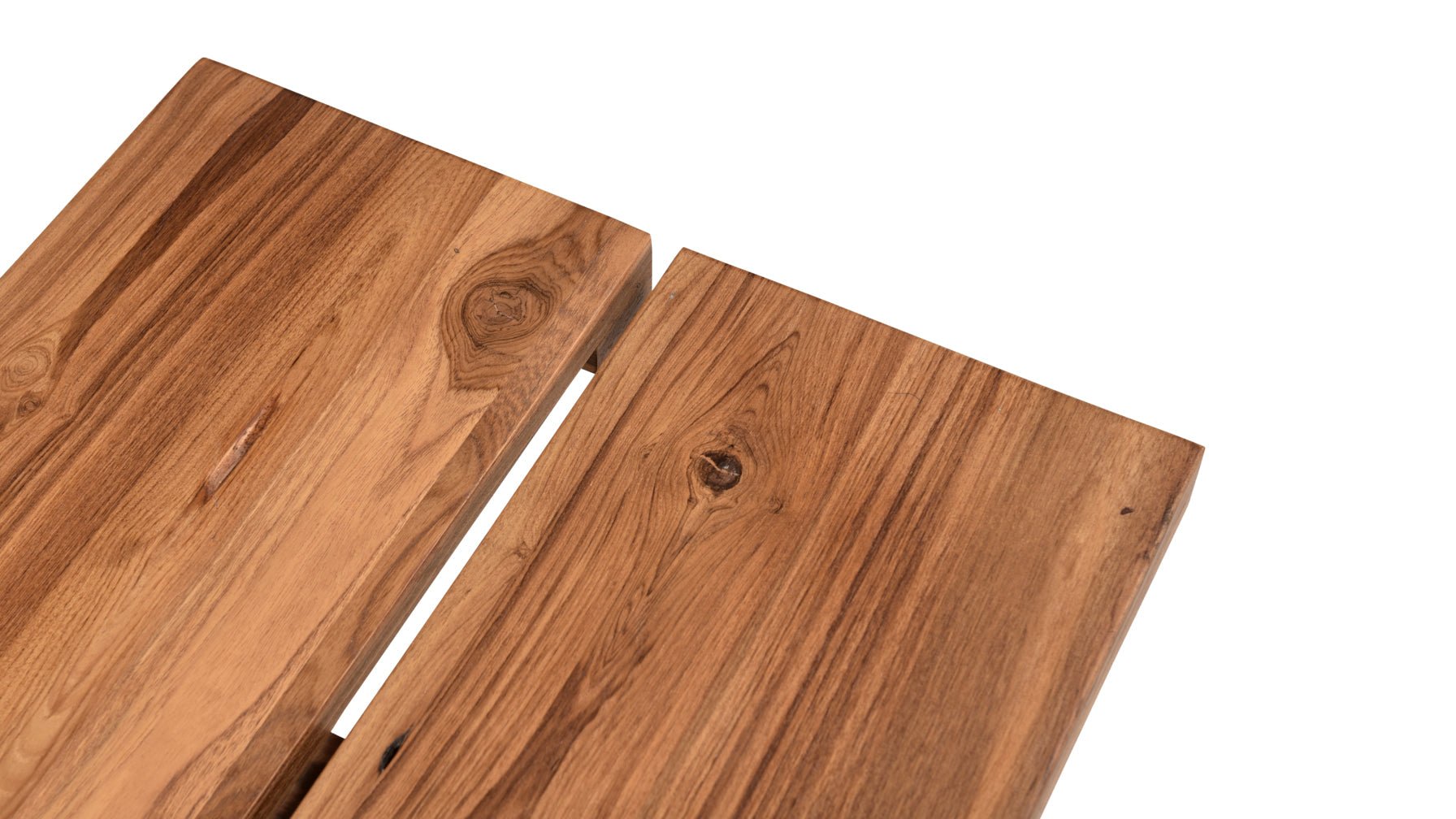 Plane Outdoor Bench, Seats 4, Teak - Image 7