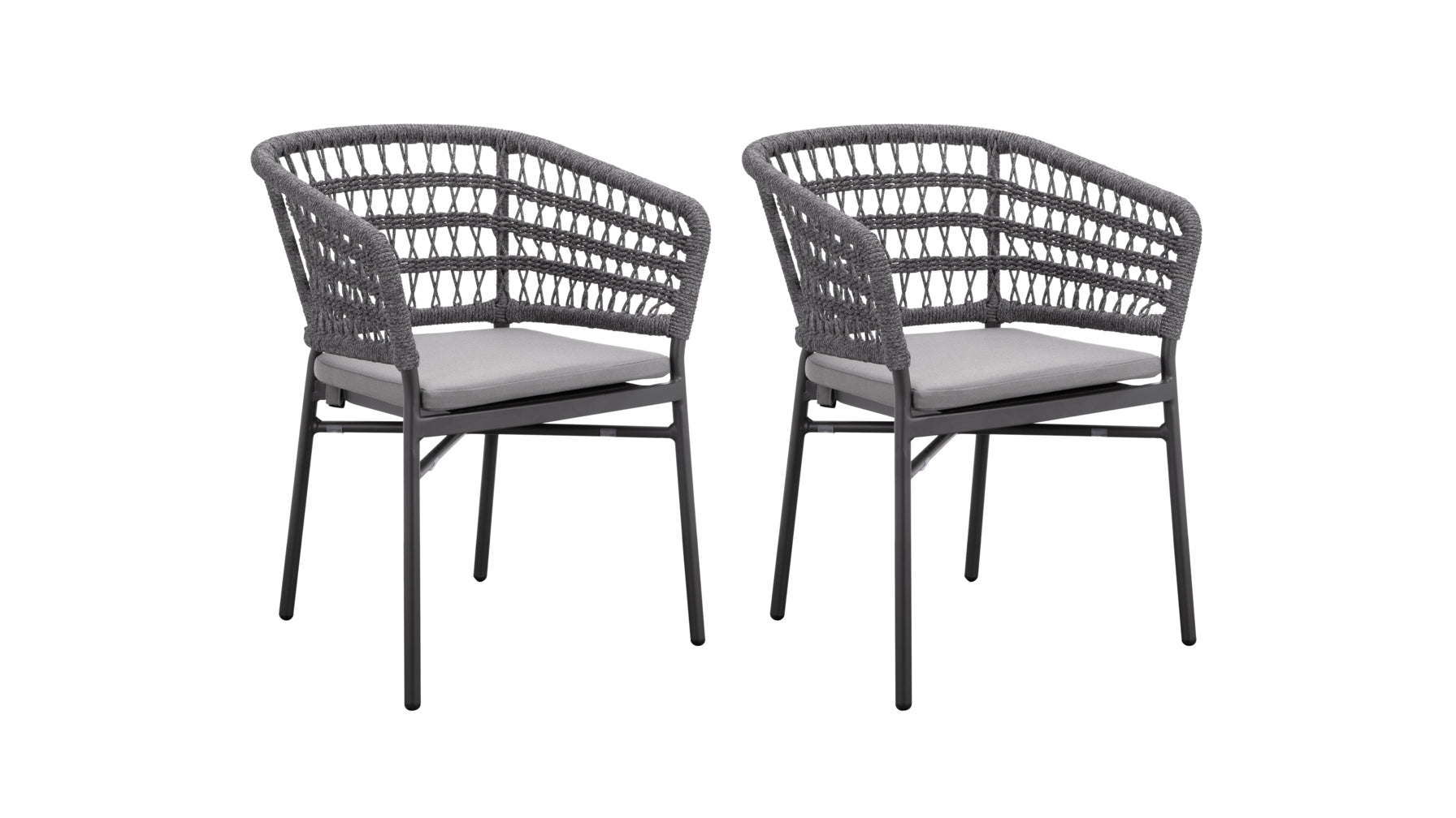 Take It Easy Outdoor Dining Chair (Set of Two), Granite - Image 9