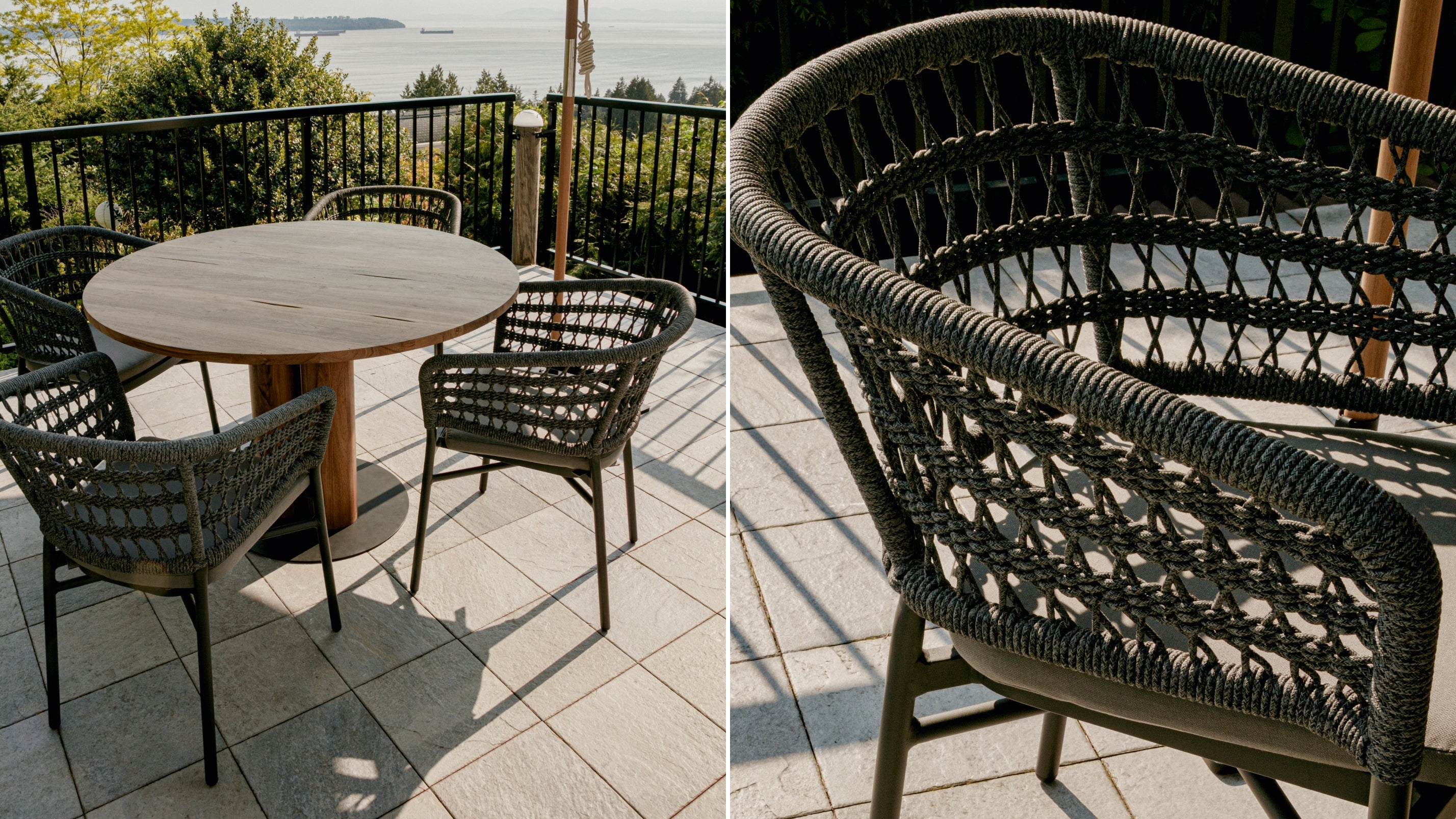 Take It Easy Outdoor Dining Chair (Set of Two), Granite - Image 4