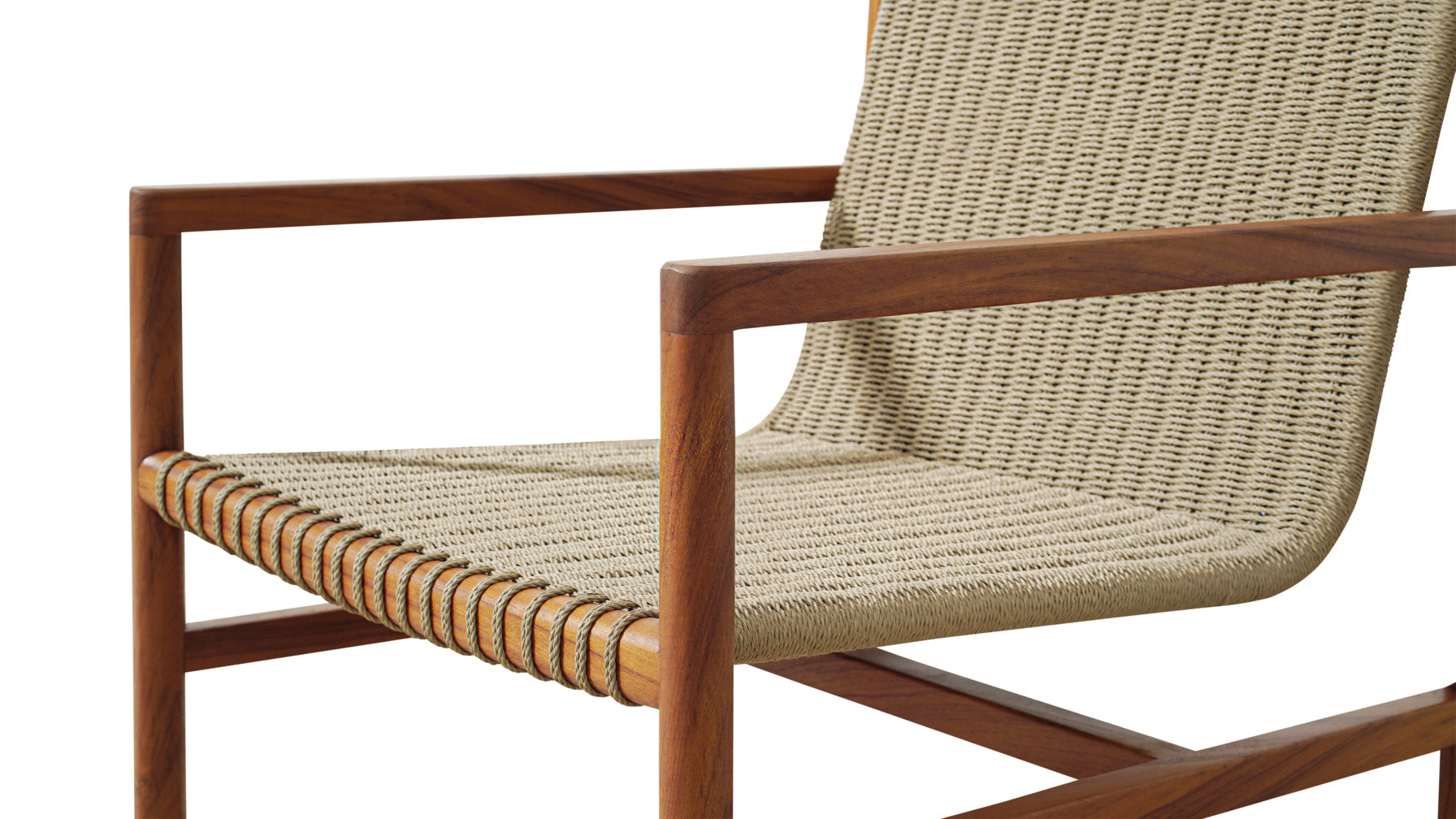 Shoreline Outdoor Lounge Chair, Teak - Image 8