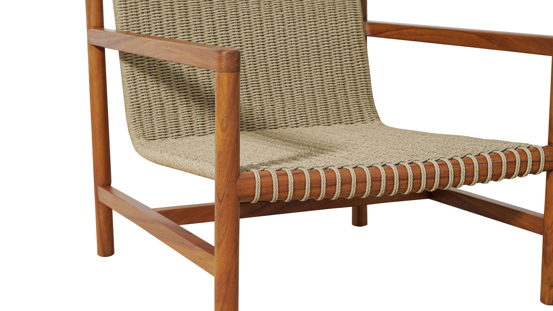 Shoreline Outdoor Lounge Chair, Teak - Image 9