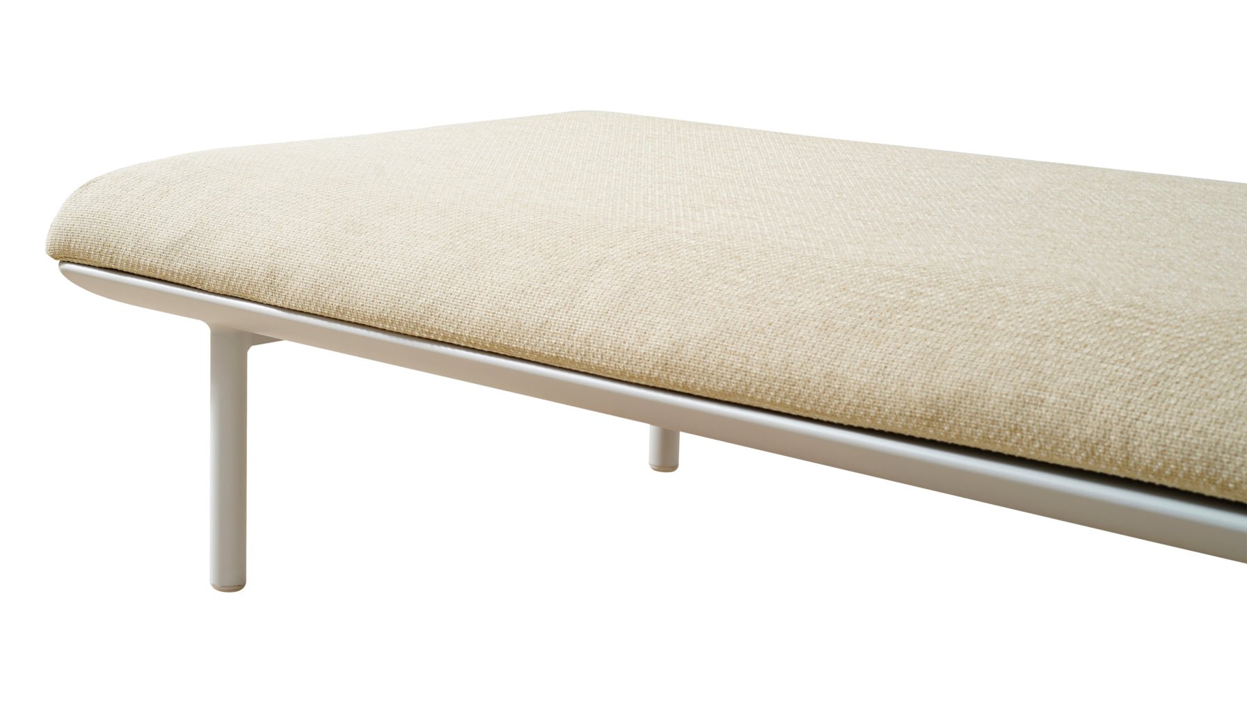 Laidback Outdoor Lounger, Aluminum Sandy - Image 5