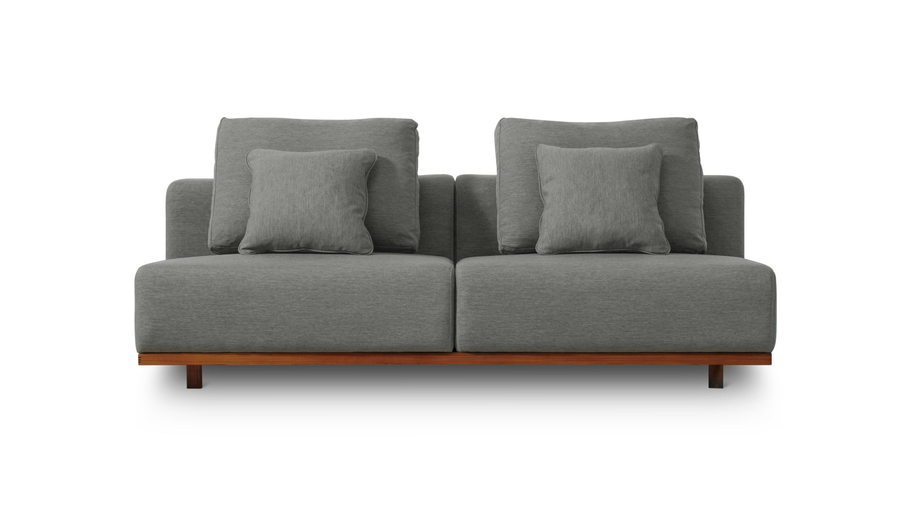 Sunny Days Outdoor Sofa, 2 Seater, Pepper_image