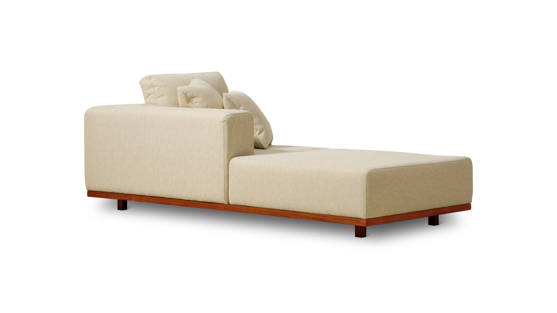 Sunny Days Outdoor Chaise, Left Facing, Sandy - Image 6