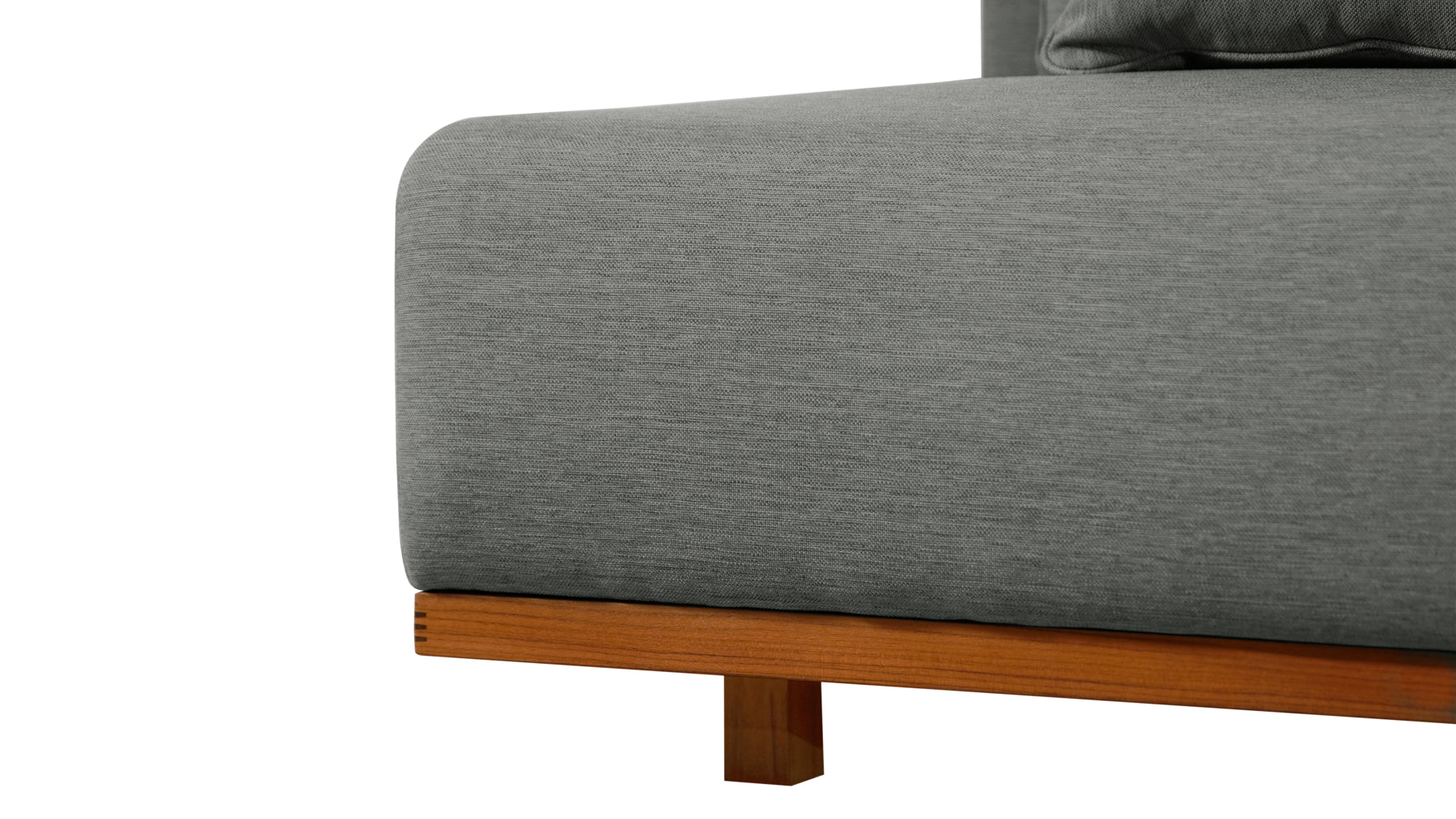 Sunny Days Outdoor Chaise, Left Facing, Pepper - Image 7