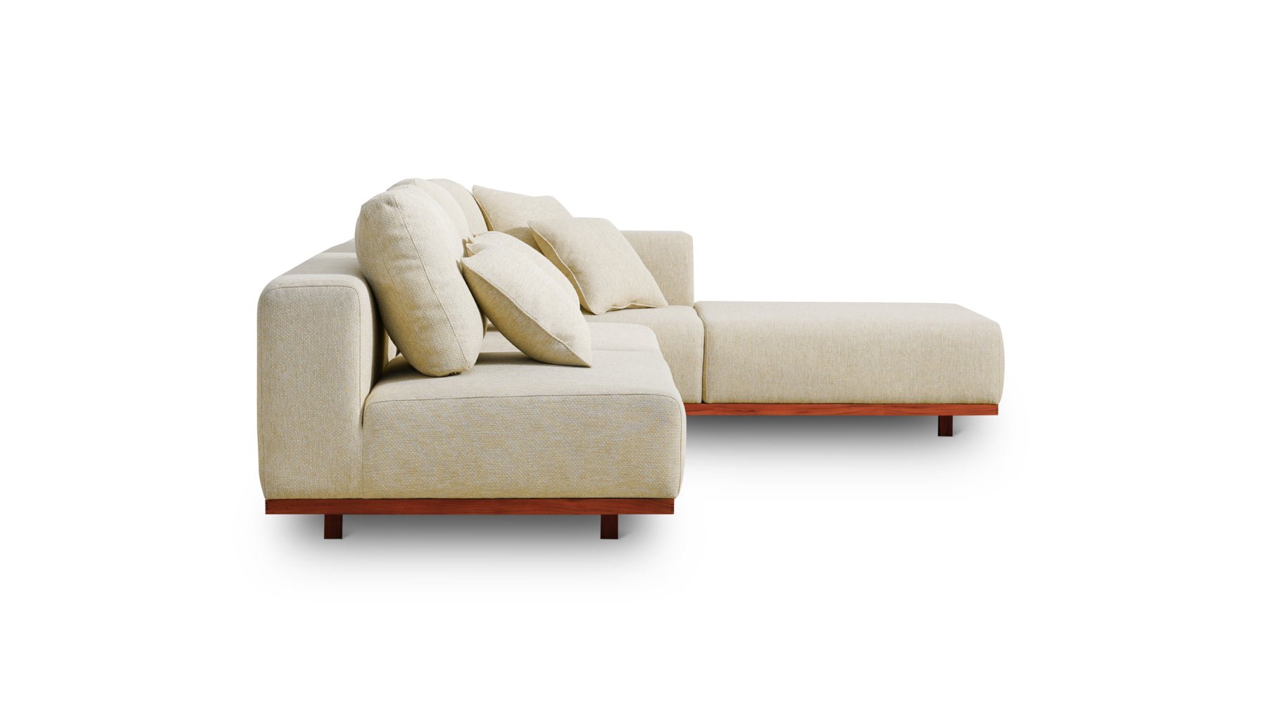 Sunny Days Outdoor Sectional, Right Facing, Sandy - Image 10
