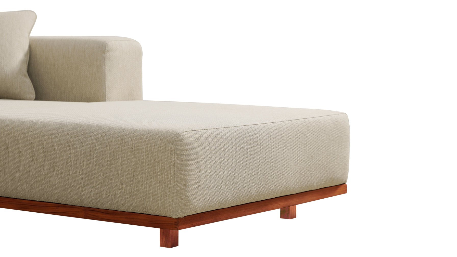 Sunny Days Outdoor Sectional, Right Facing, Sandy - Image 8