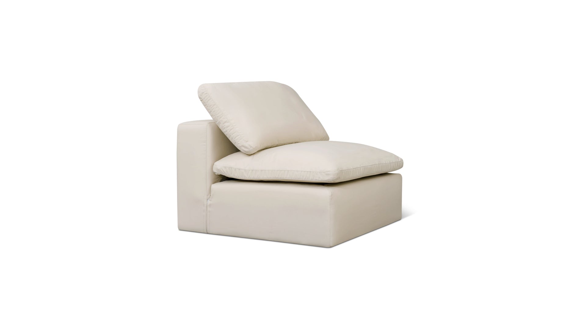 Movie Night™ Outdoor Armless Chair, Standard, Ivory_image