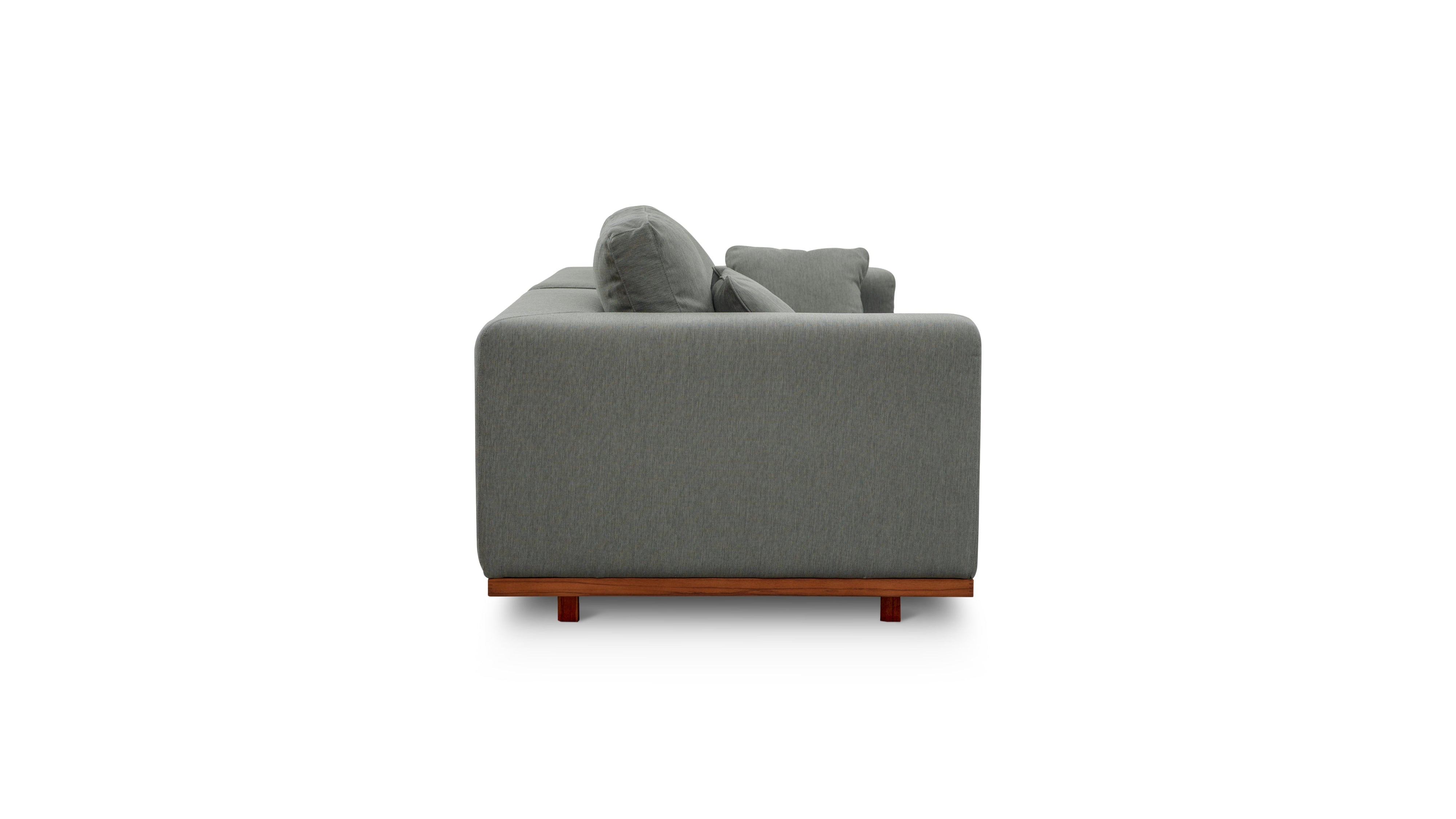 Sunny Days Outdoor 2-Piece Modular Sofa, Pepper - Image 7