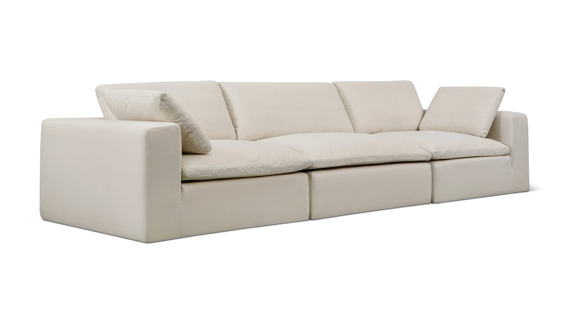 Movie Night™ Outdoor 3-Piece Modular Sofa, Large, Ivory_image