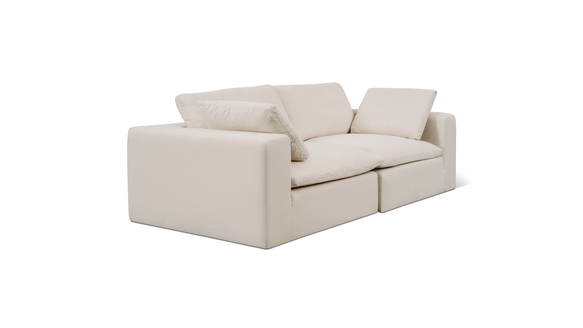 Movie Night™ Outdoor 2-Piece Modular Sofa, Large, Ivory_image