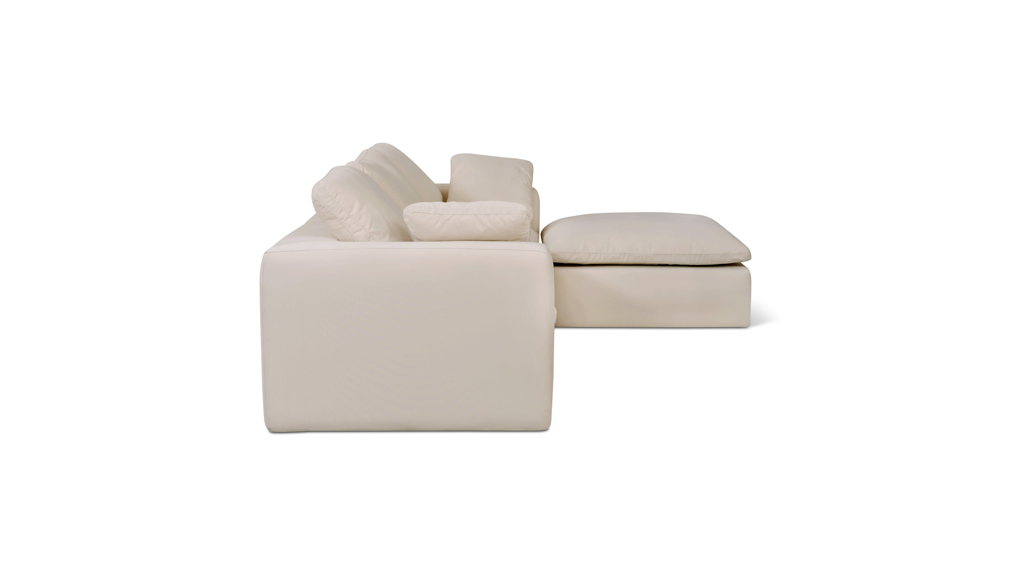 Movie Night™ Outdoor 4-Piece Modular Sectional, Standard, Ivory - Image 8