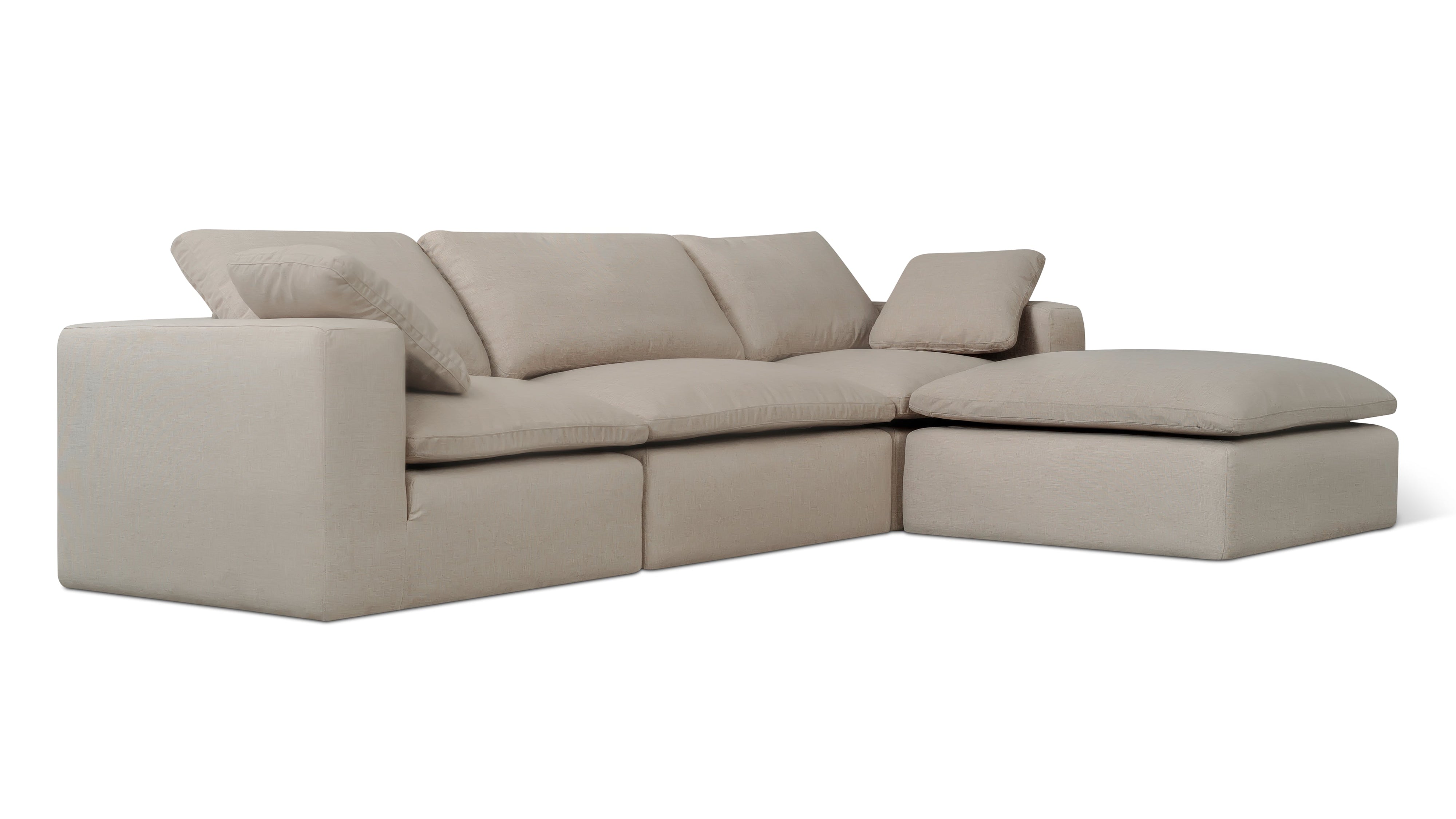 Movie Night™ Outdoor 4-Piece Modular Sectional, Standard, Desert - Image 9