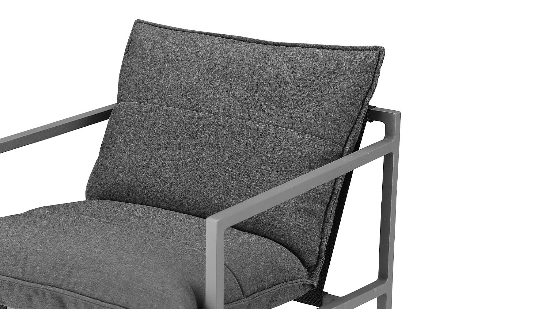 Come To Rest Outdoor Dining Chair, Soot - Image 6