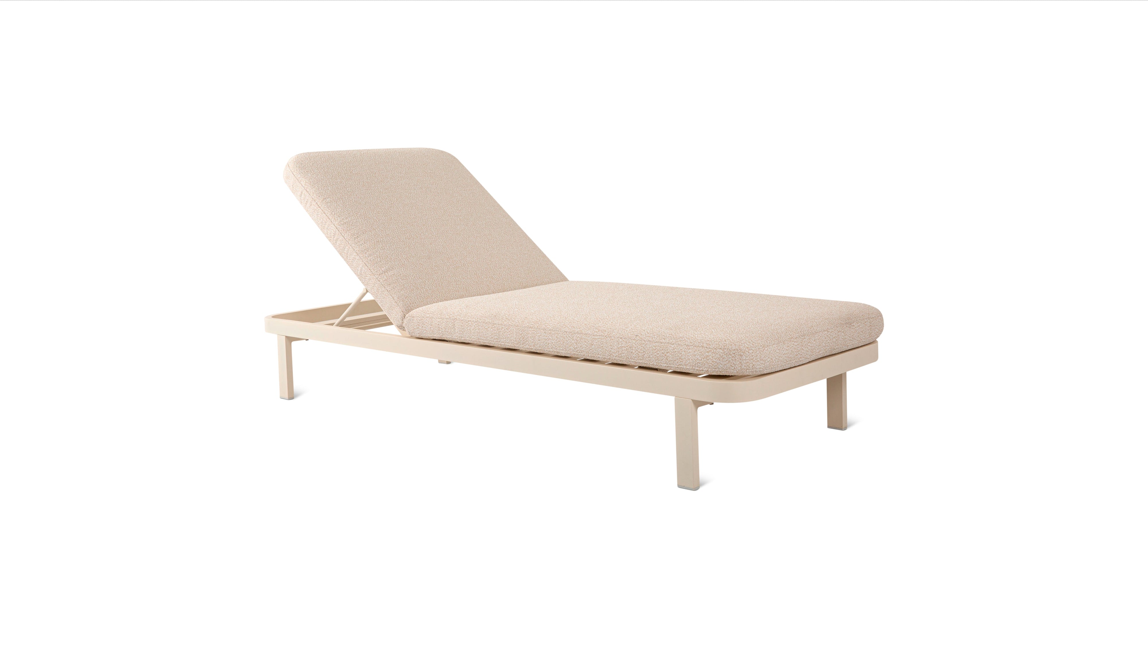 Paradise Outdoor Lounger, Macadamia - Image 1