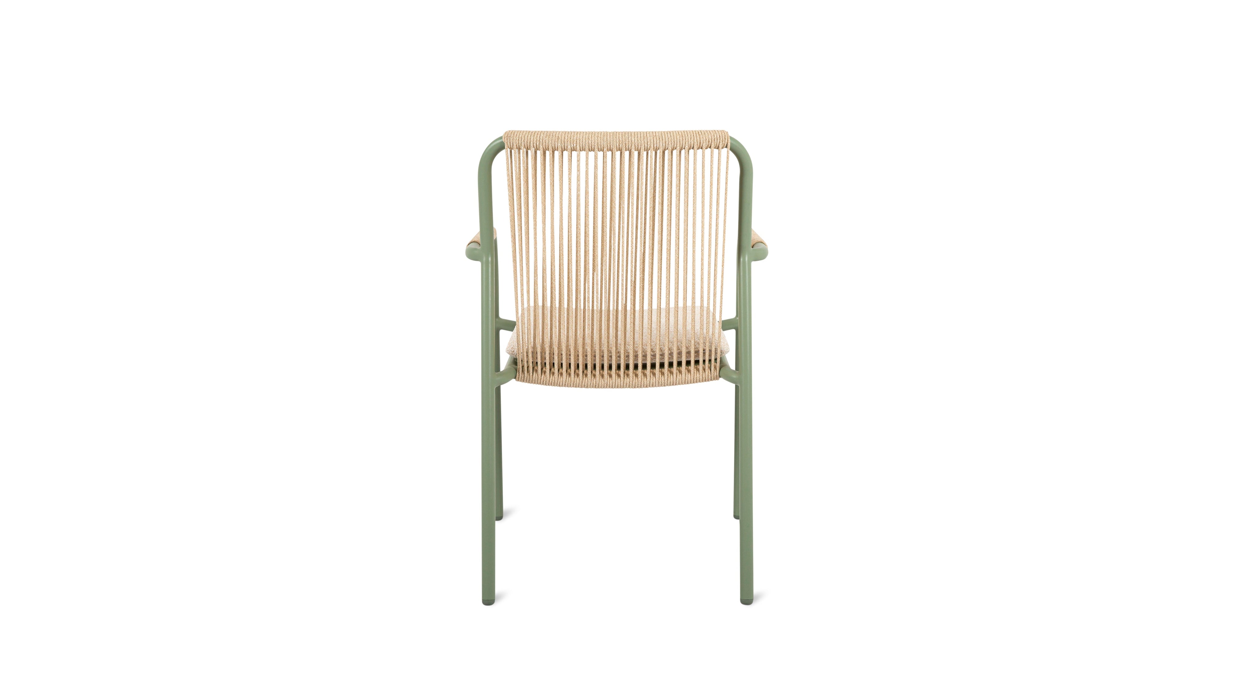 On Deck Outdoor Dining Chair (Set of Two), Sage - Image 8