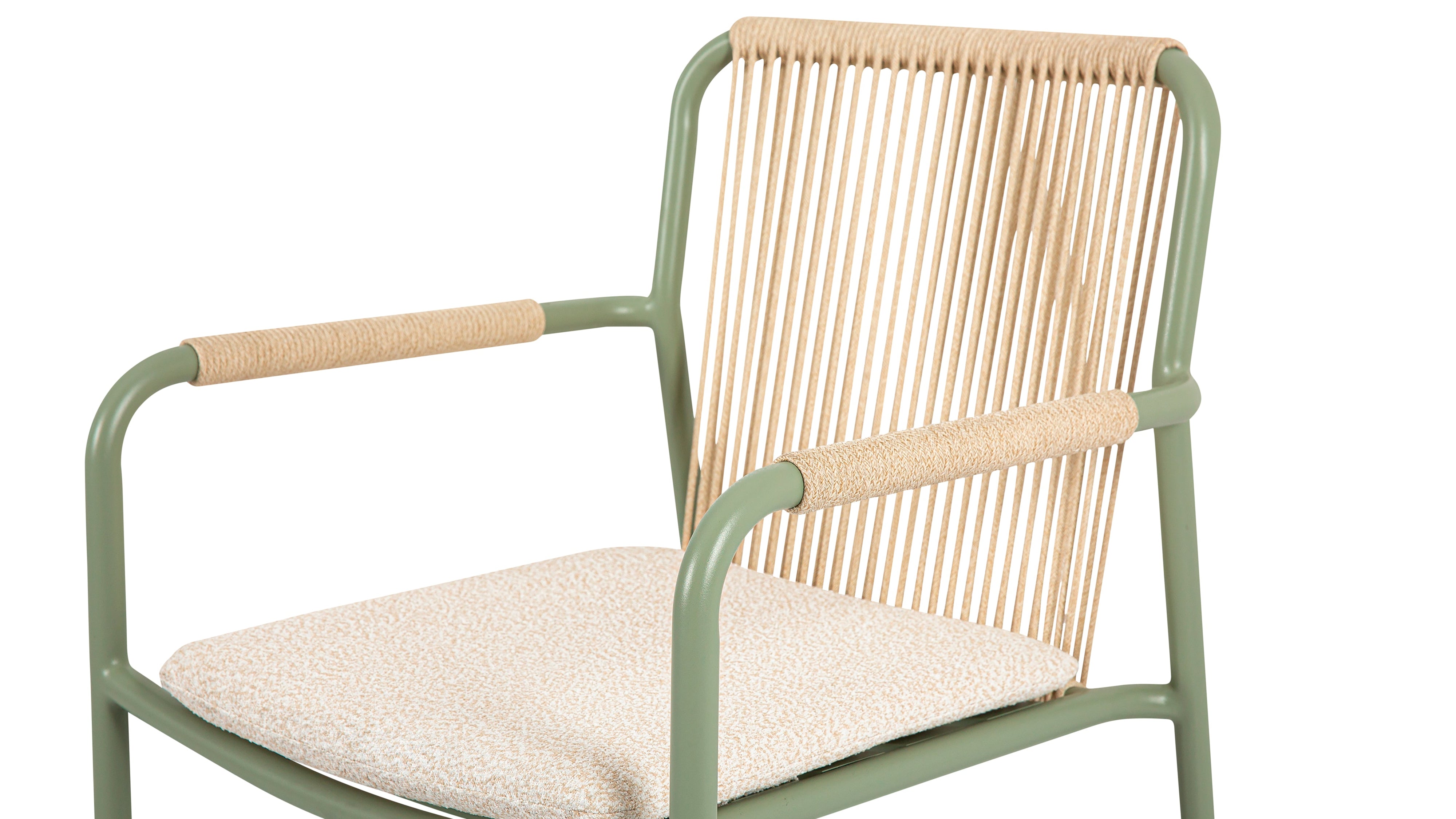 On Deck Outdoor Dining Chair (Set of Two), Sage - Image 7