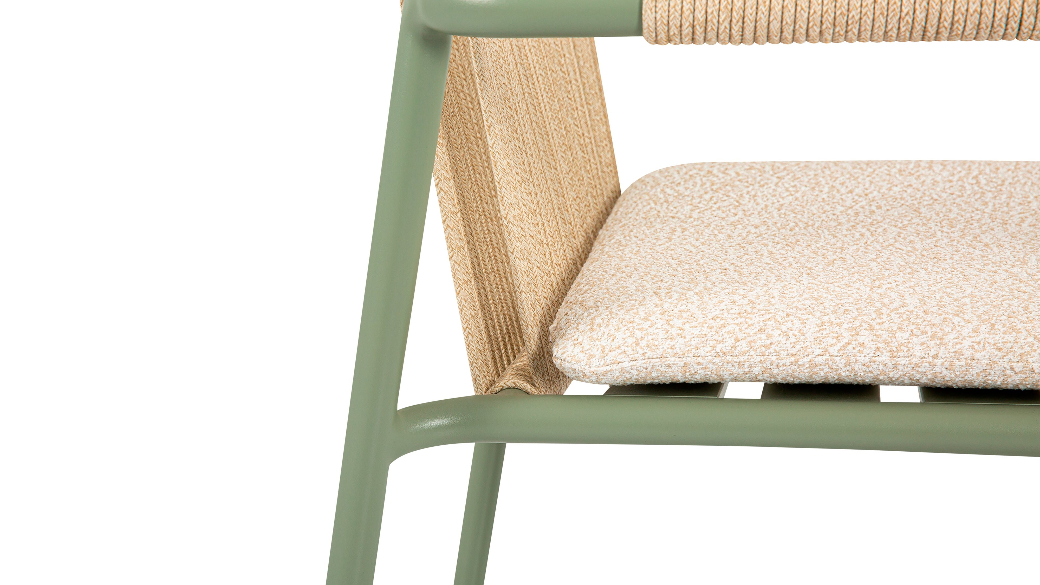 On Deck Outdoor Dining Chair (Set of Two), Sage