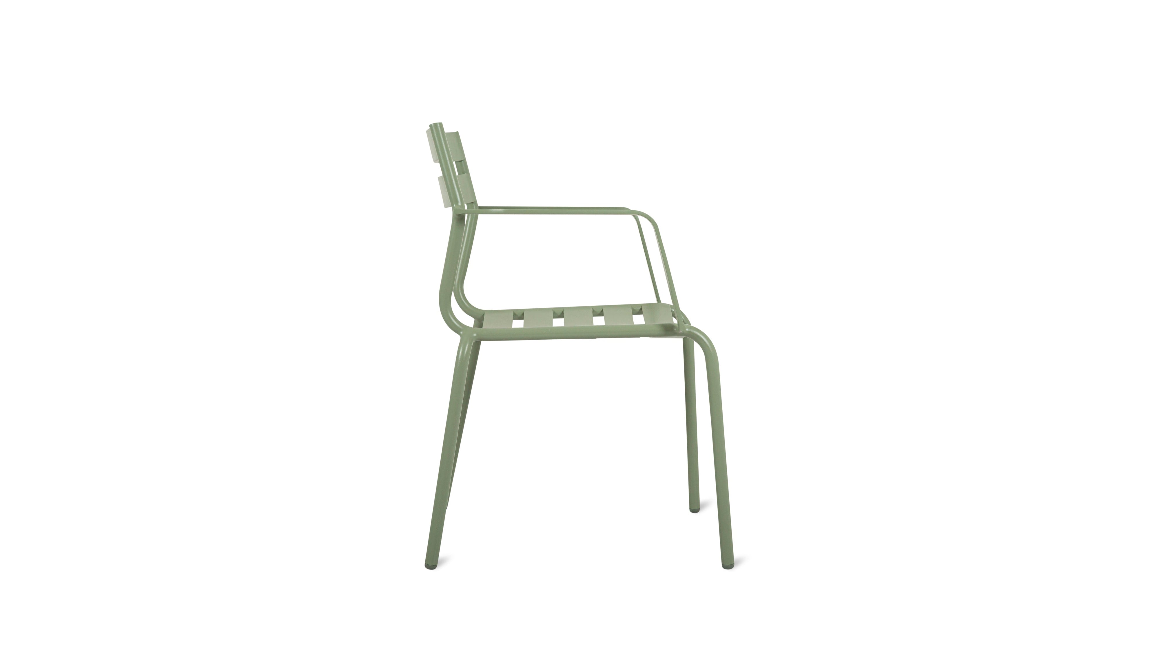 Garden Party Outdoor Dining Chair (Set of Two), Sage - Image 6