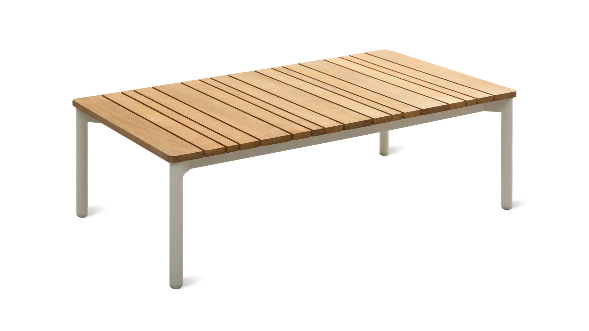 Sweet Escape Outdoor Coffee Table, Ivory/Teak_image