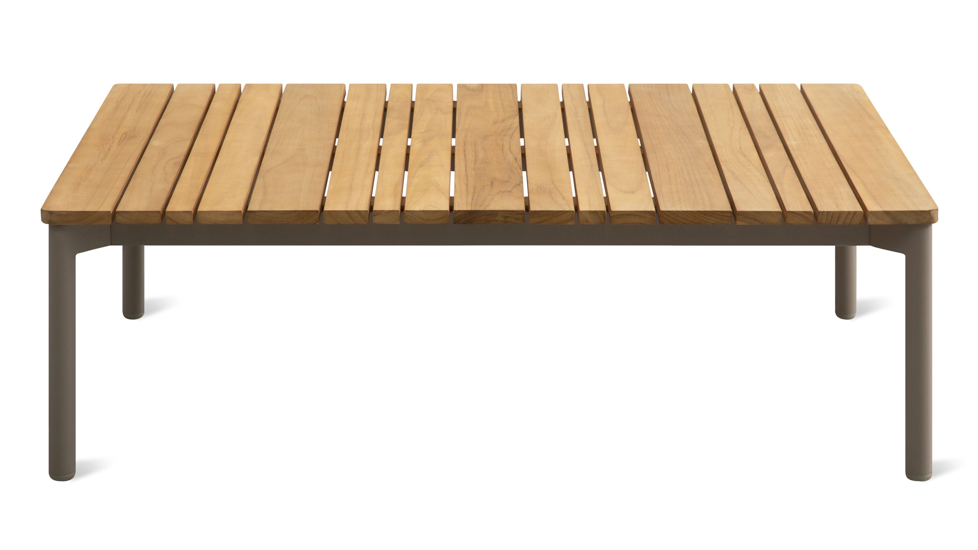 Sweet Escape Outdoor Coffee Table, Grey/Teak