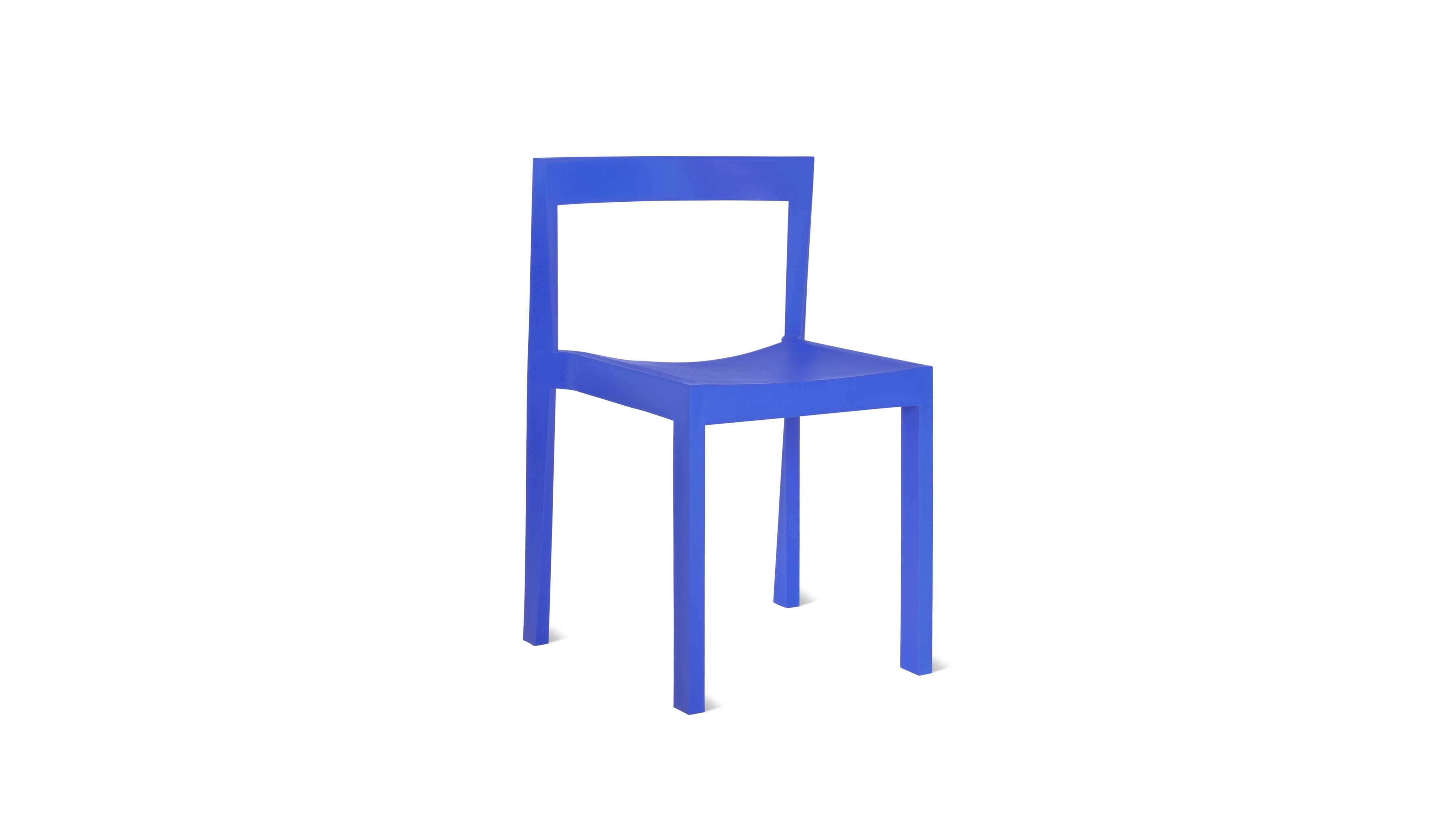 Open Air Outdoor Dining Chair (Set Of Two), Cobalt