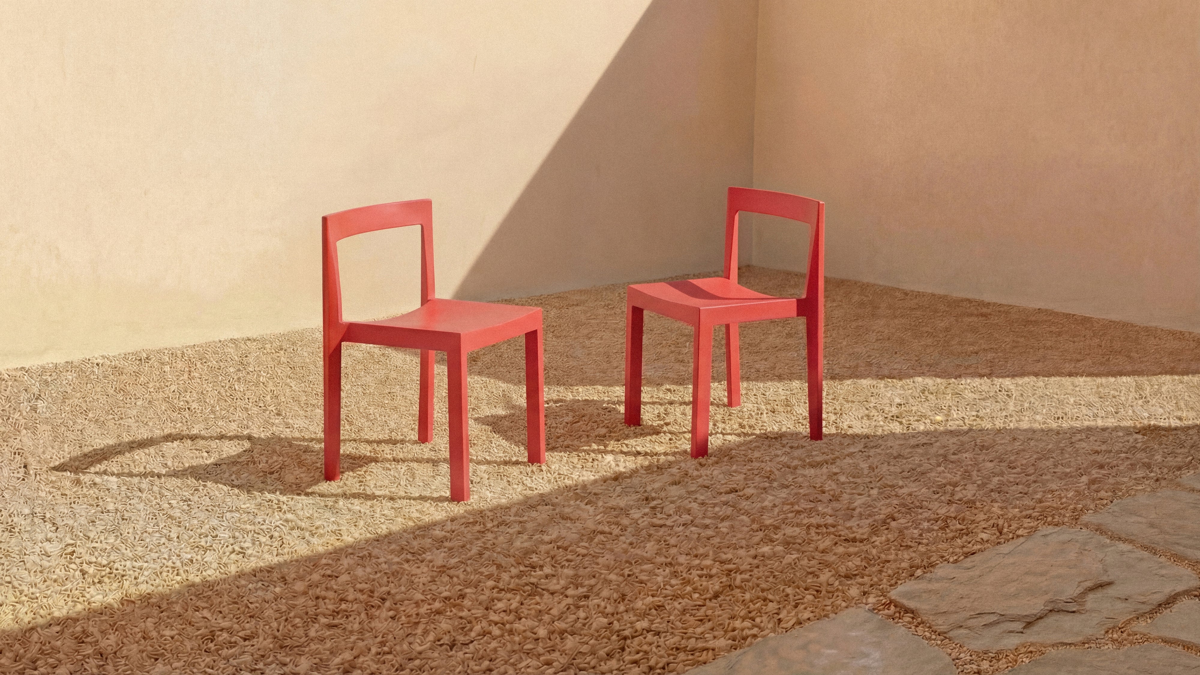 Open Air Outdoor Dining Chair (Set Of Two), Maple