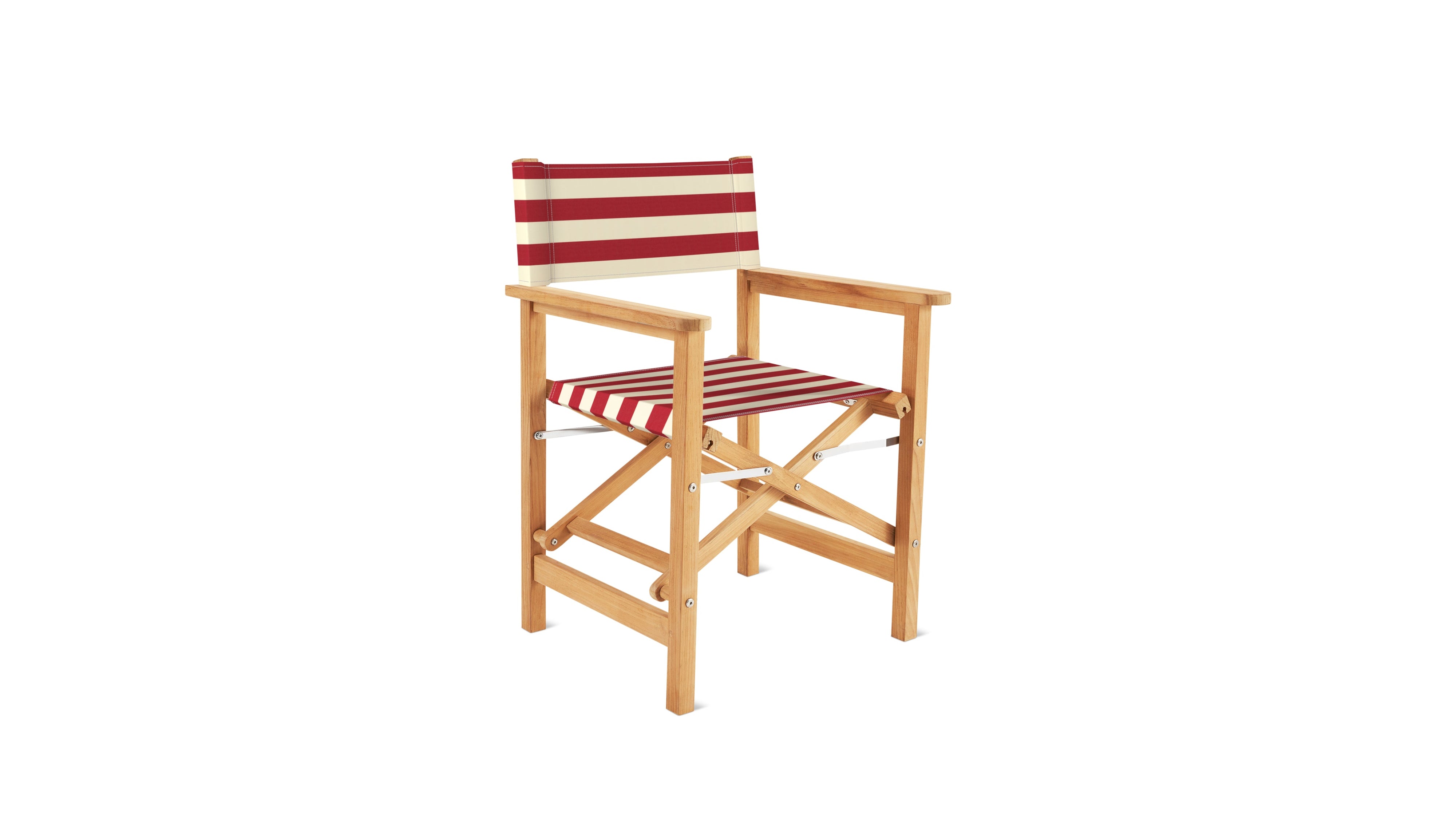 Take Five Outdoor Armchair, Scarlet Stripe - Image 8