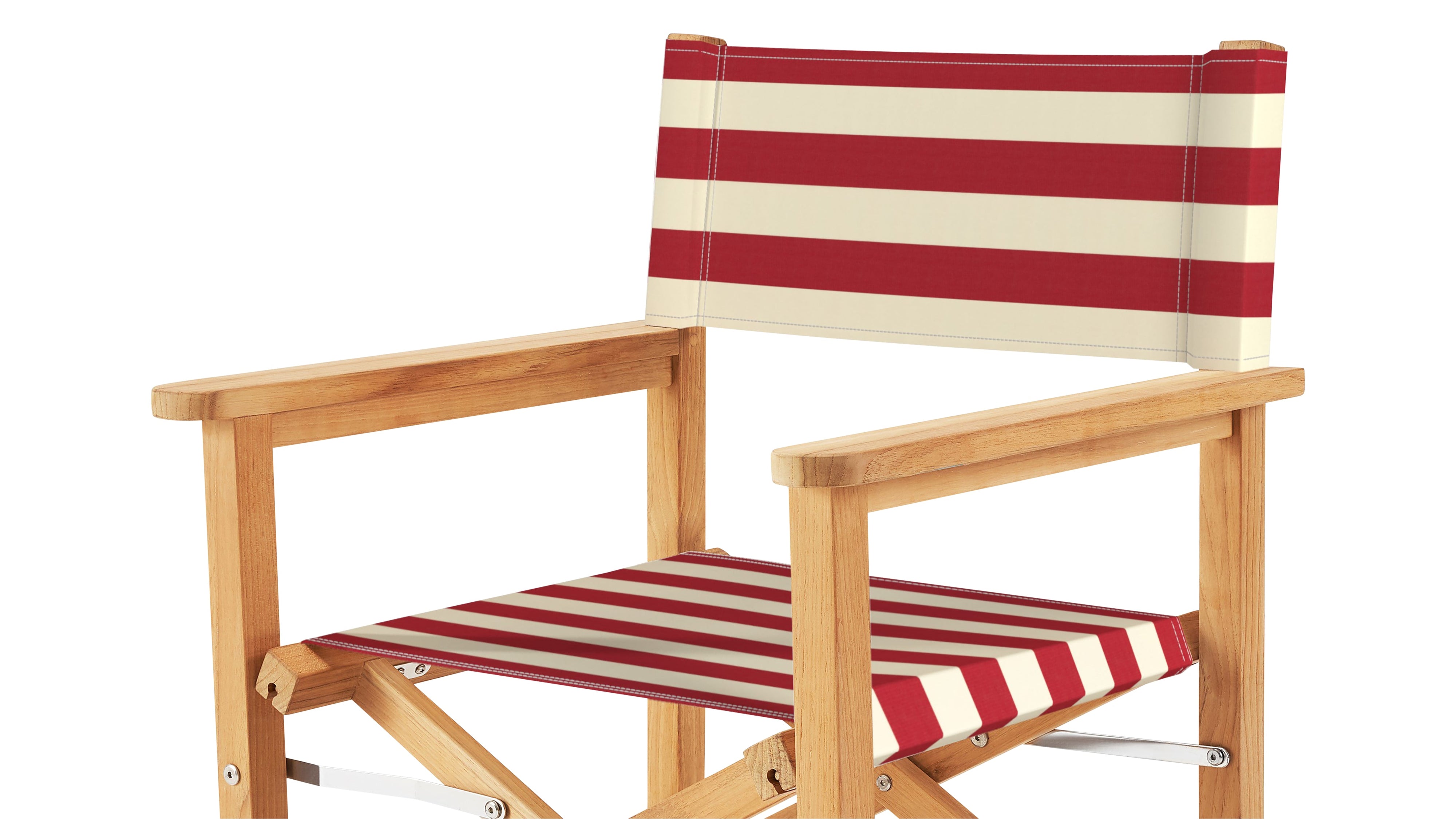 Take Five Outdoor Armchair, Scarlet Stripe - Image 6
