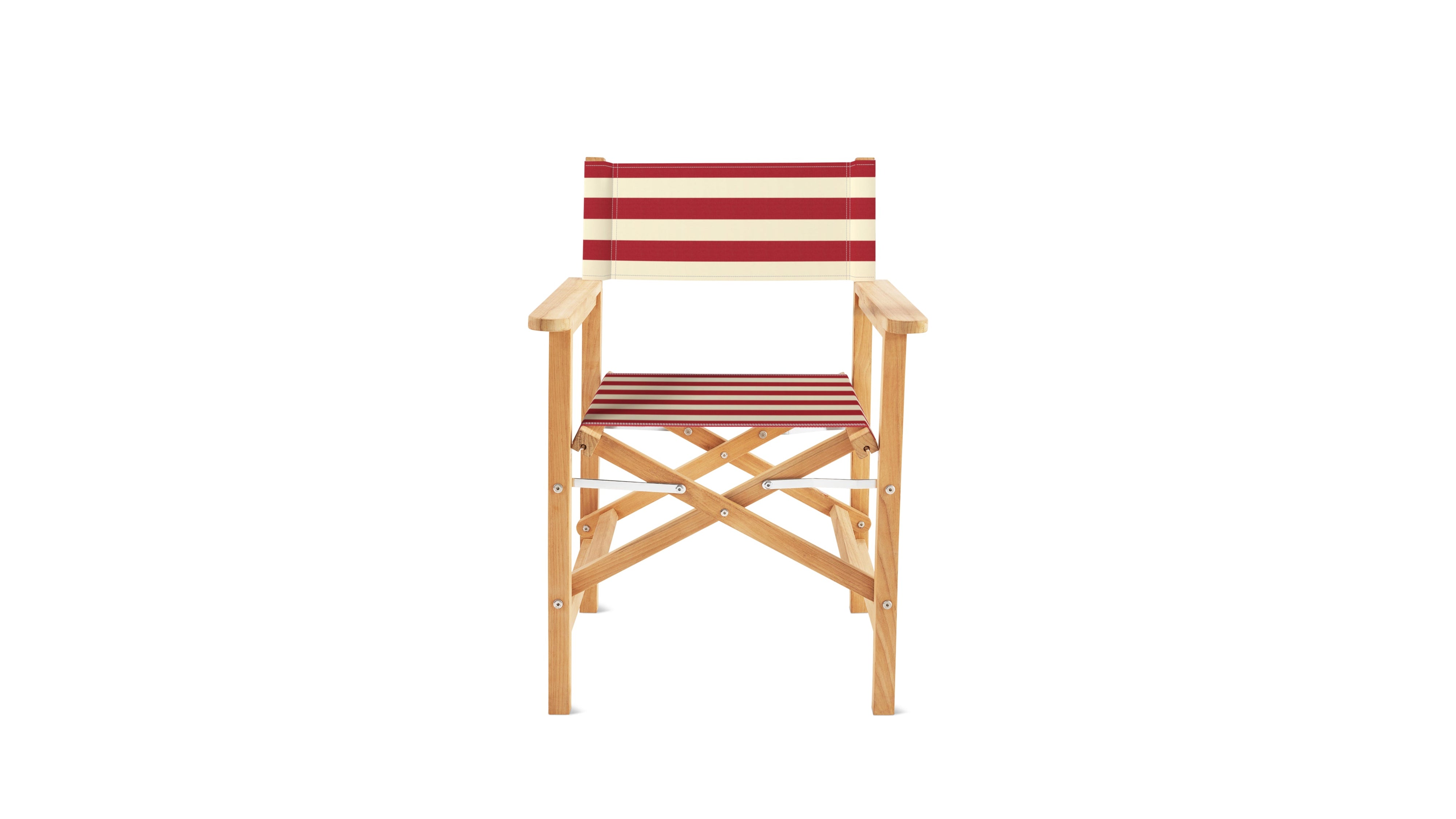 Take Five Outdoor Armchair, Scarlet Stripe - Image 1