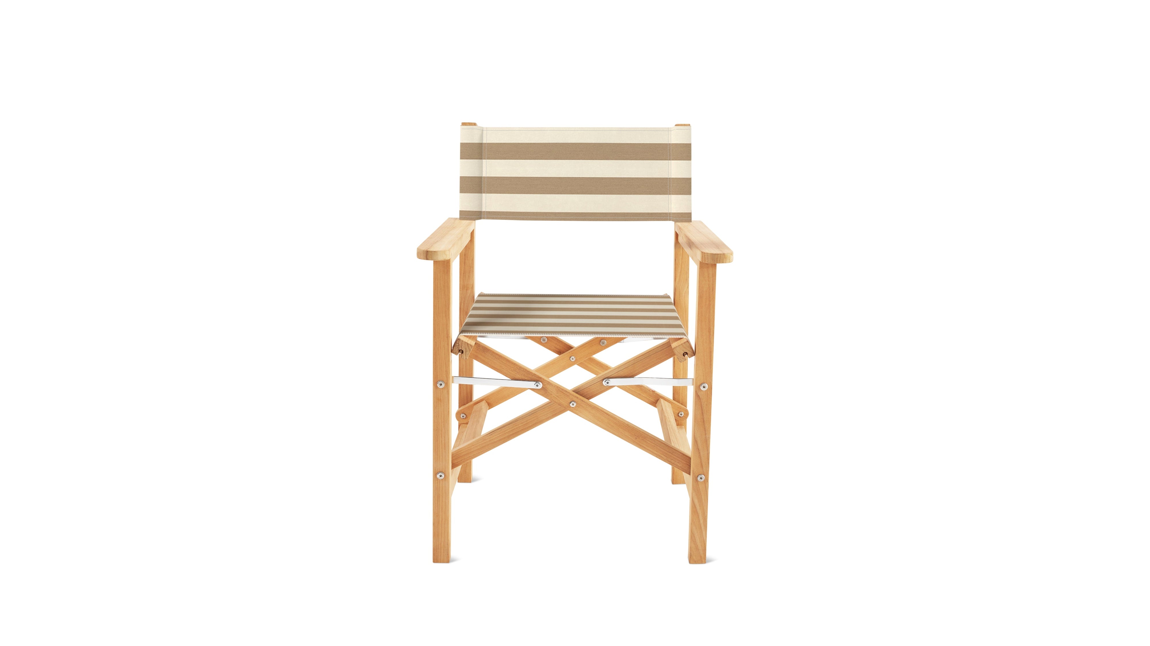 Take Five Outdoor Armchair, Tan Stripe - Image 1