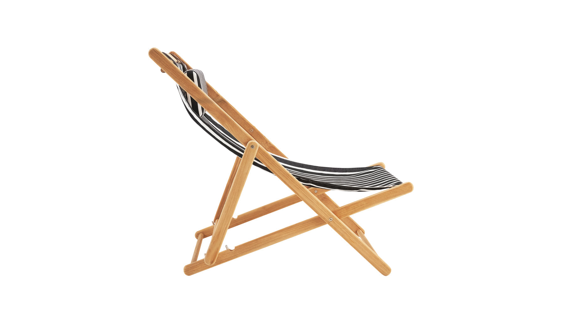 Settle In Outdoor Deck Chair, Black Sand - Image 5