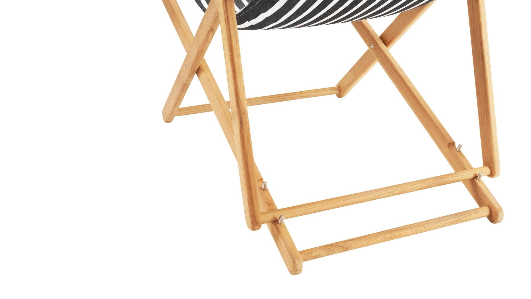 Settle In Outdoor Deck Chair, Black Sand - Image 10