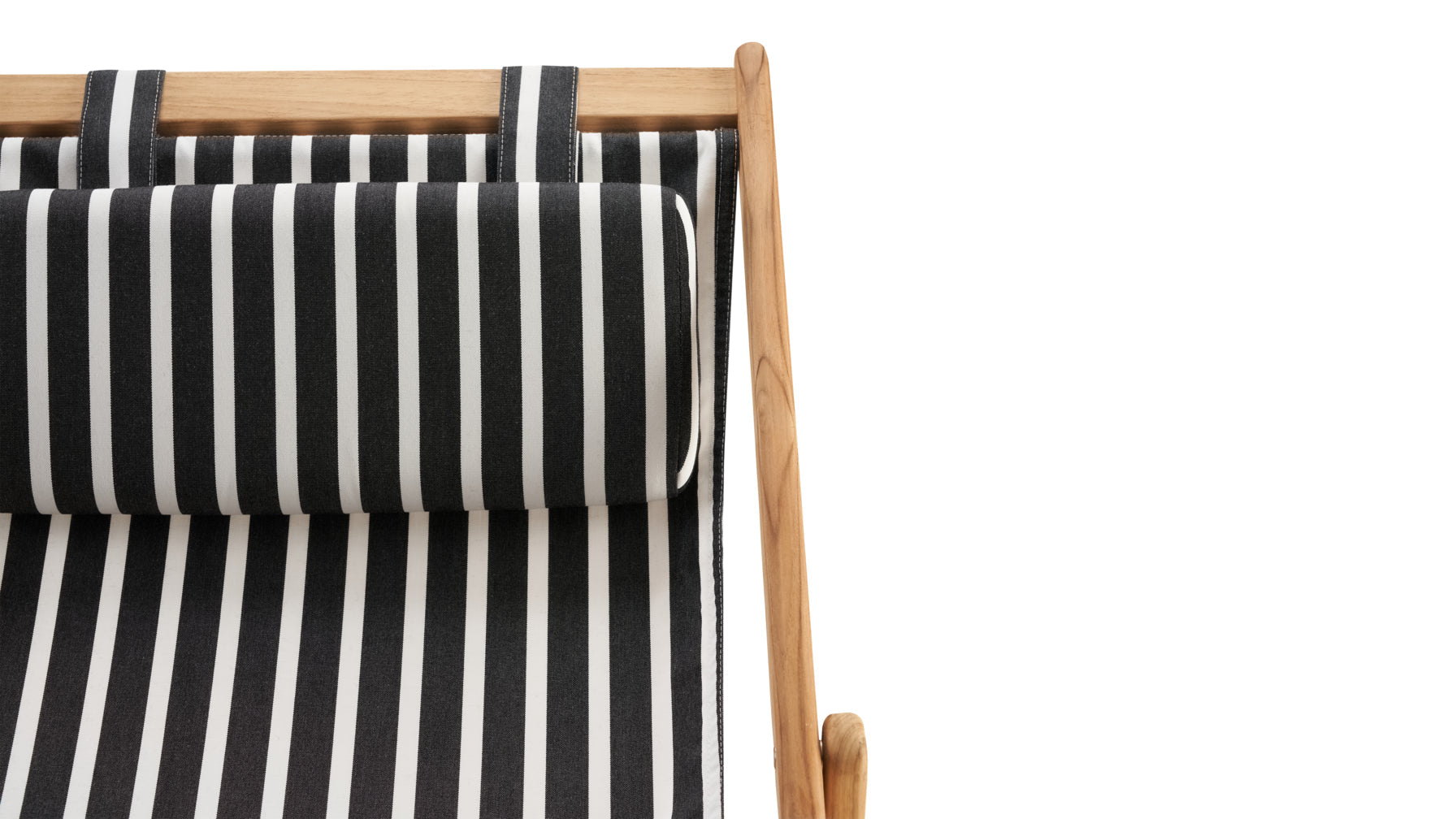 Settle In Outdoor Deck Chair, Black Sand - Image 11