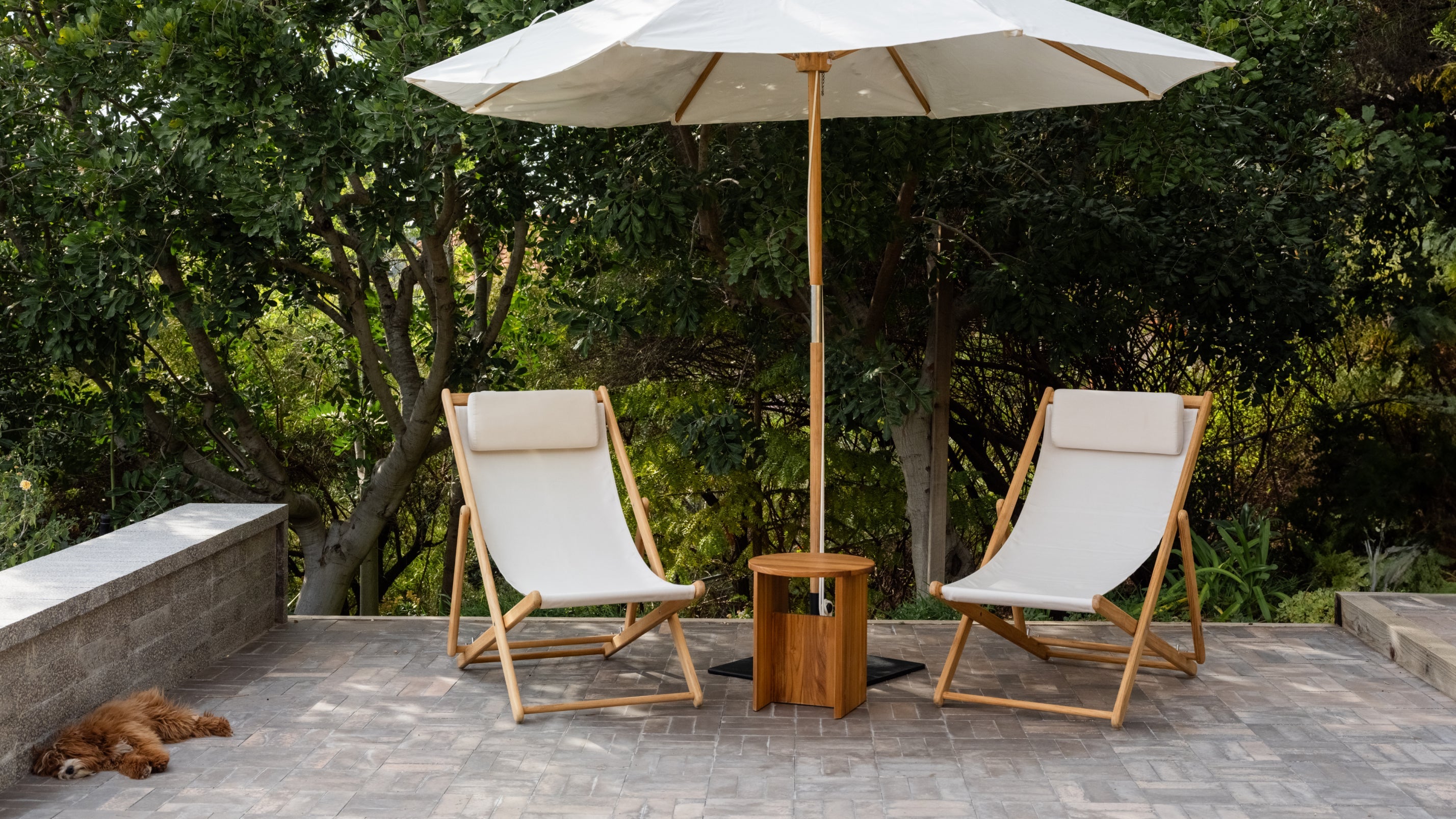 Settle In Outdoor Patio Chair, Large, Canvas - Image 3
