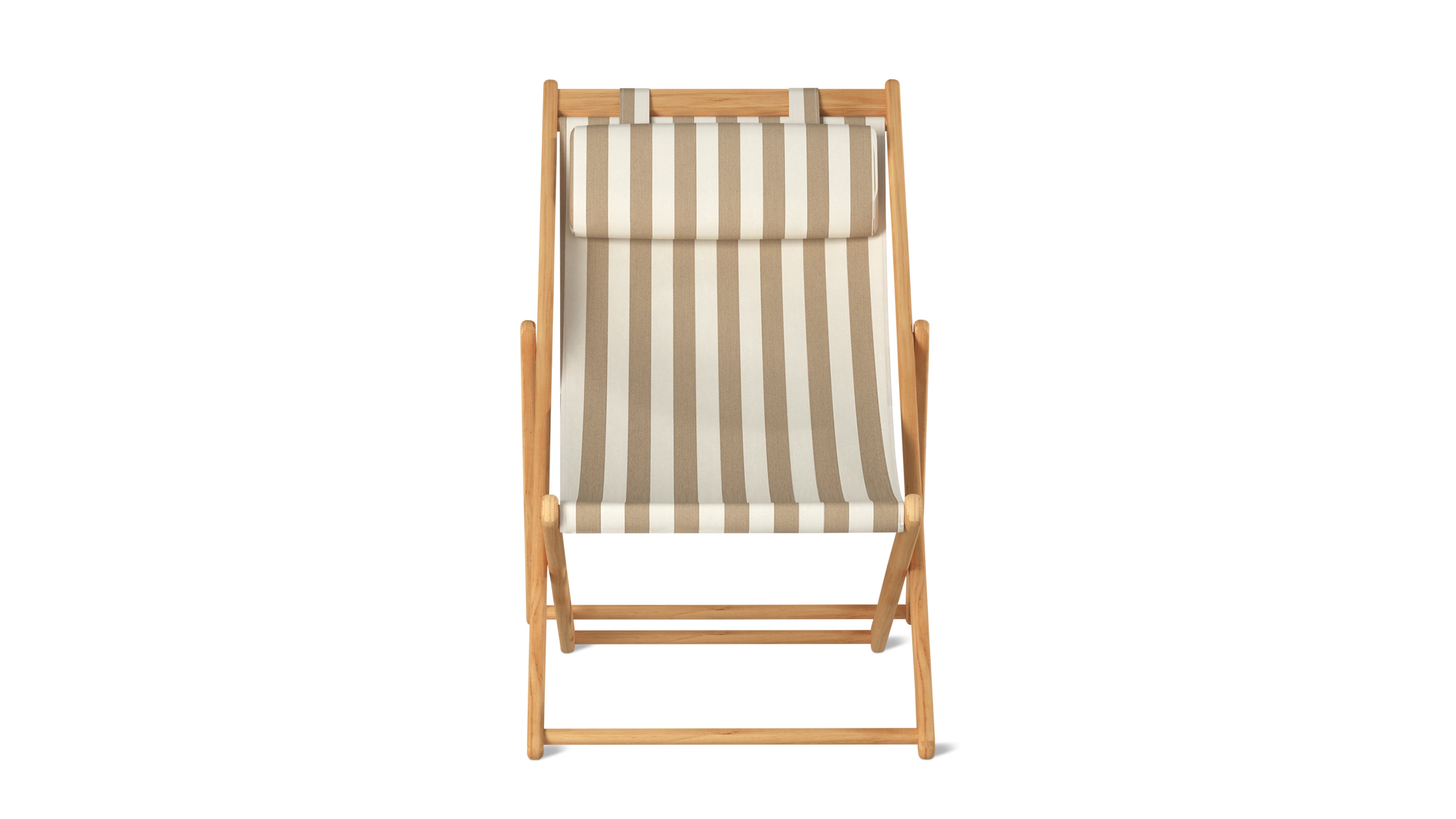 Settle In Outdoor Patio Chair, Large, Tan Stripe - Sundays Company CanadaOUT-YB-002-111