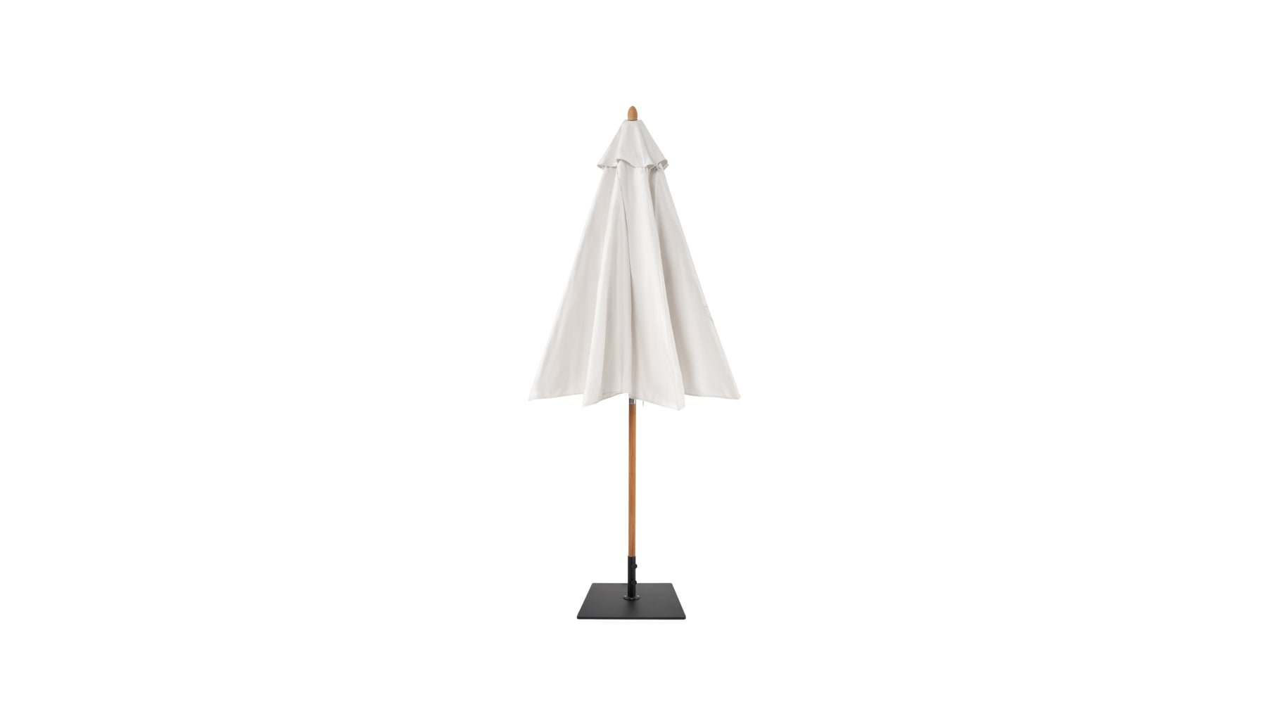 Capri Outdoor Umbrella With Base, Canvas - Image 9