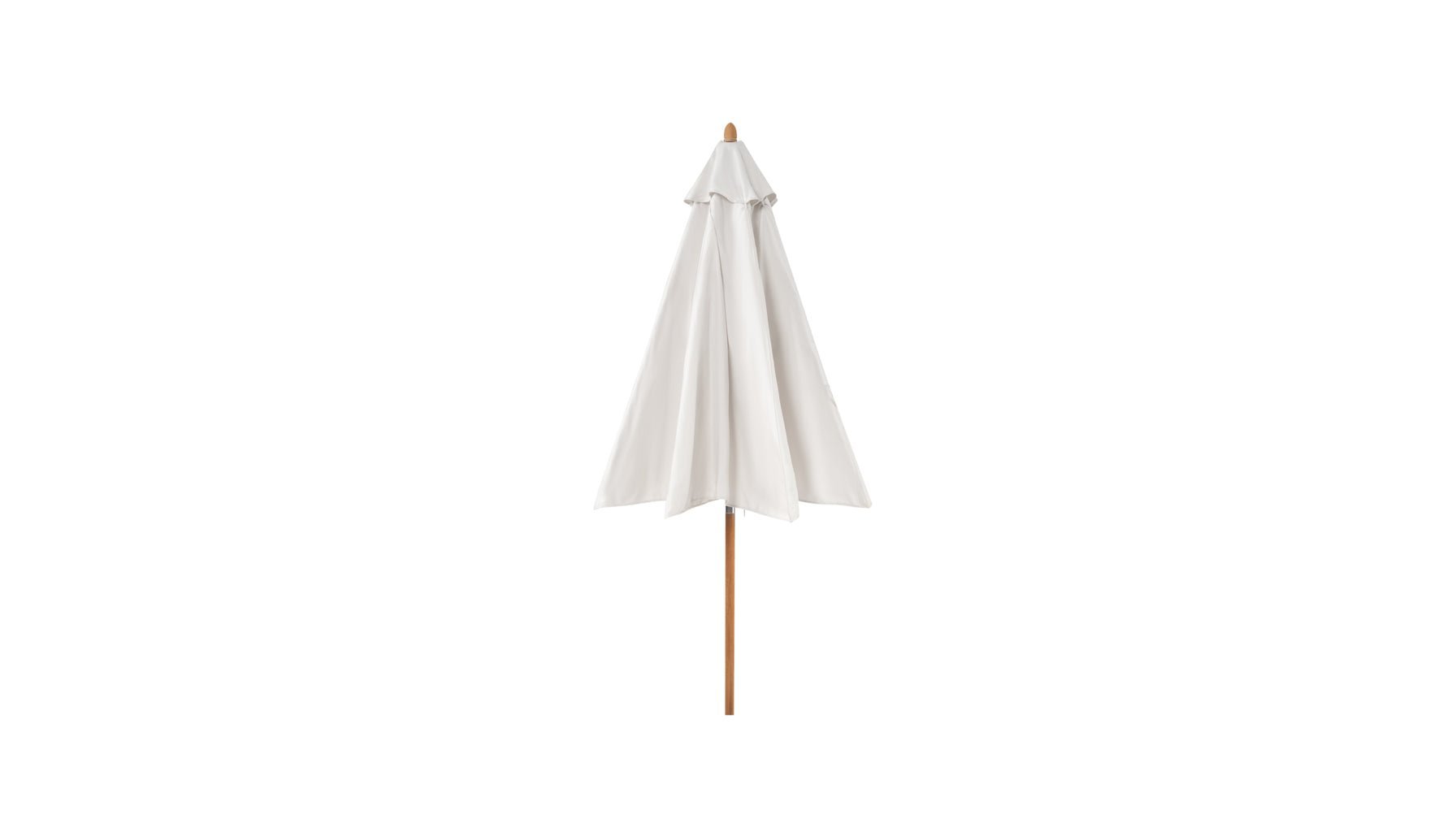 Capri Outdoor Umbrella With Base, Canvas - Image 4
