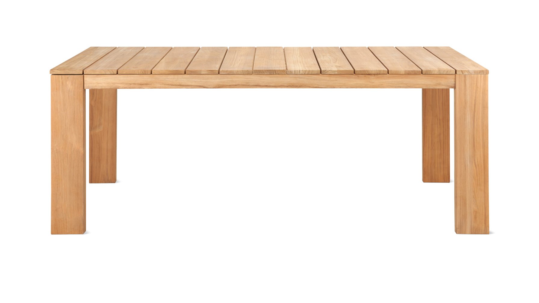Make Room Outdoor Extendable Dining Table, Seats 6 - 8 People, Teak - Sundays CompanyOUT - YB - 006 - 024