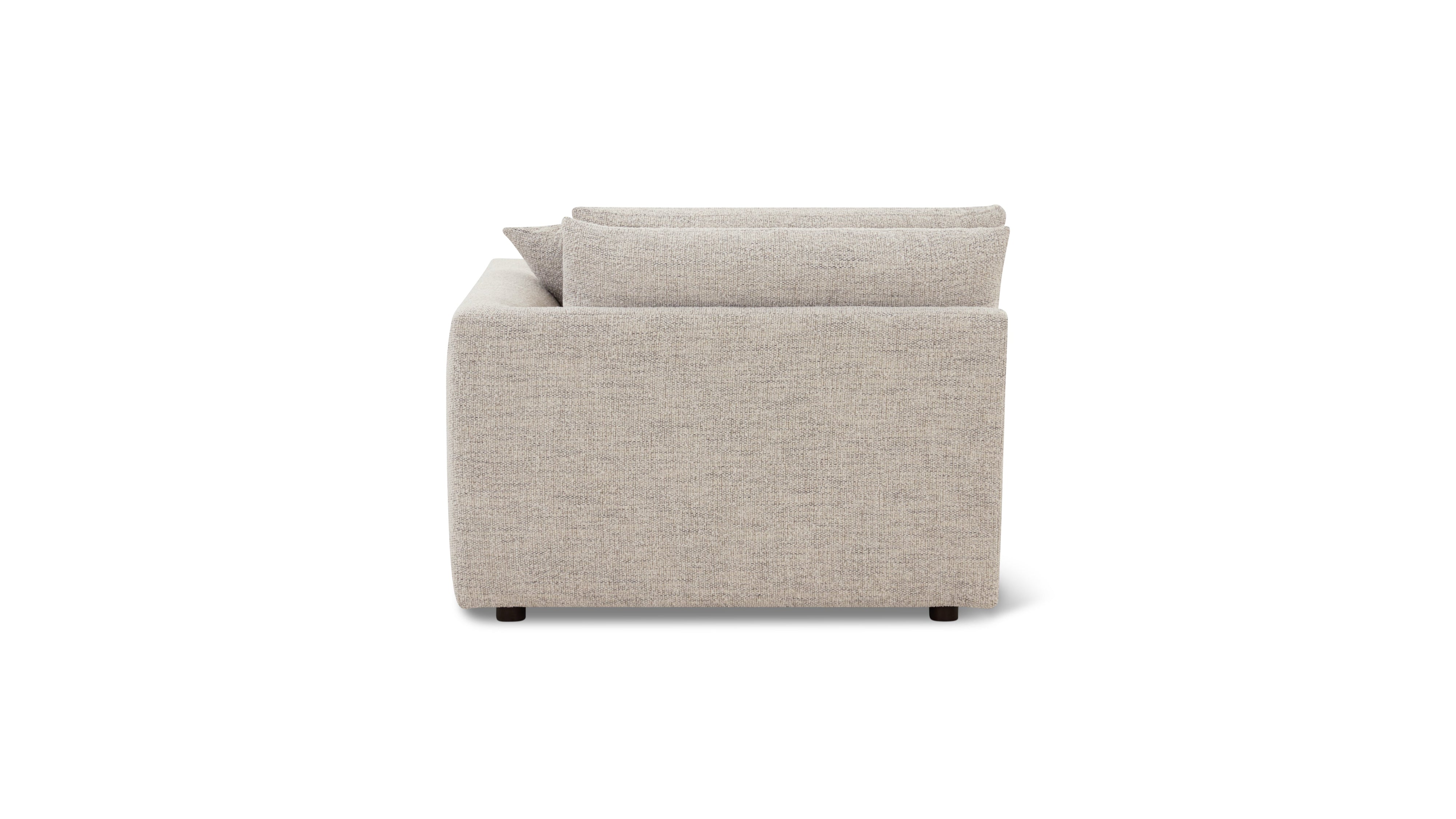 Soft Spot Right Arm Corner Chair, Oatmeal - Image 7